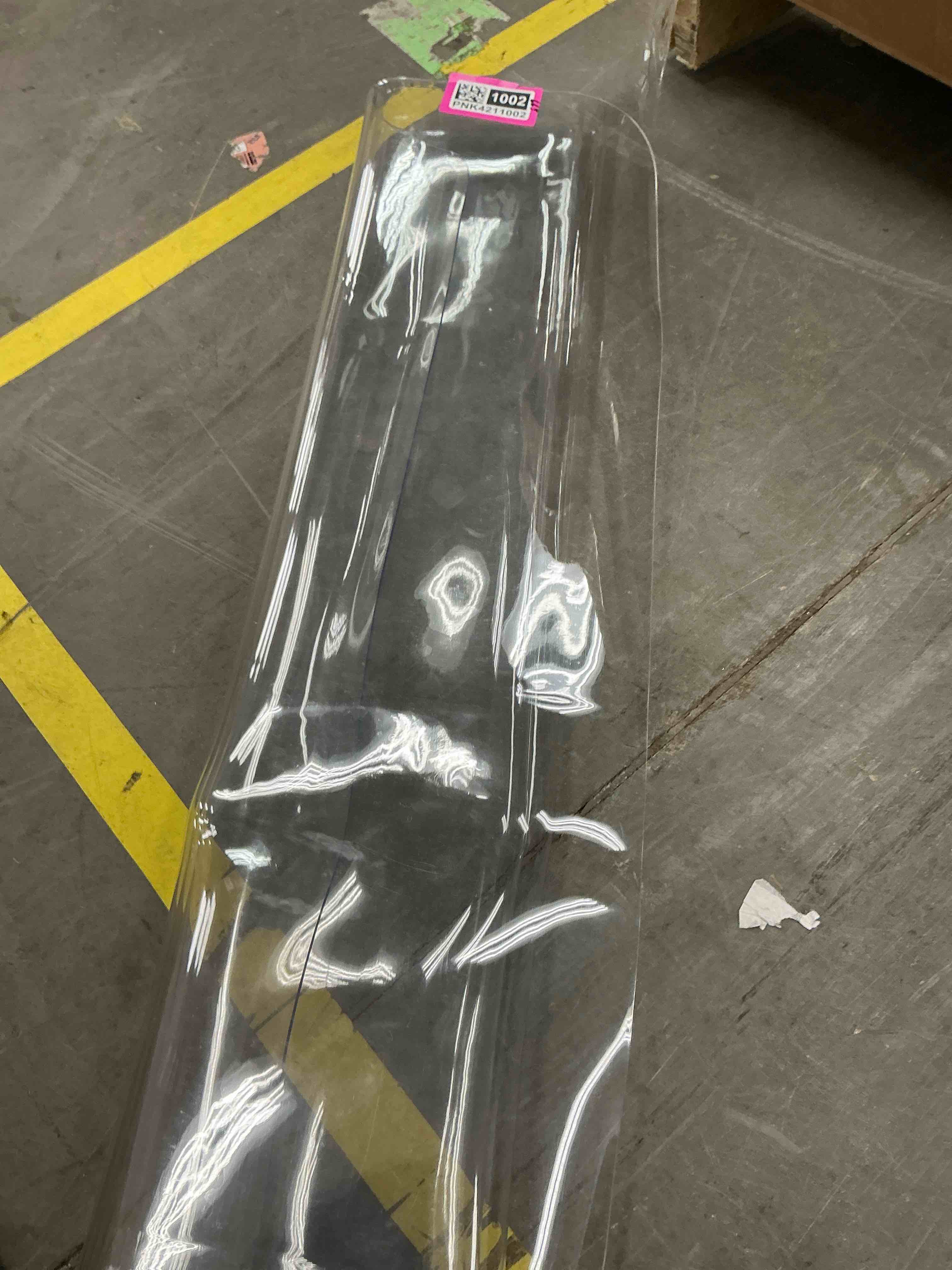 Condition photo showing Good Condition for office mat for hard floor (36 "x 48" rectangle), transparent pvc, mudeela office chair mat for home and office
