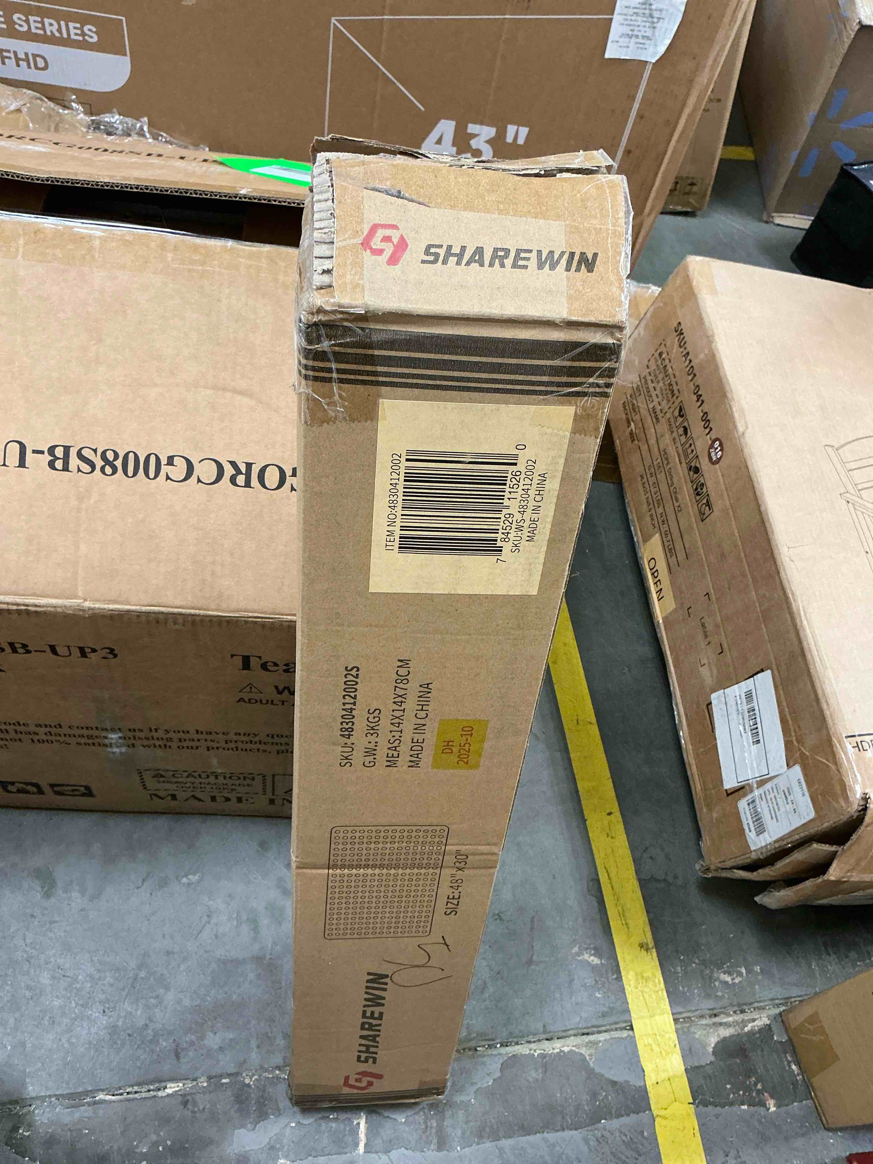 Condition photo showing New/Like New for freelung chair mat for carpeted floor 48  ×30   ft clear pvc protector floor mat with lip