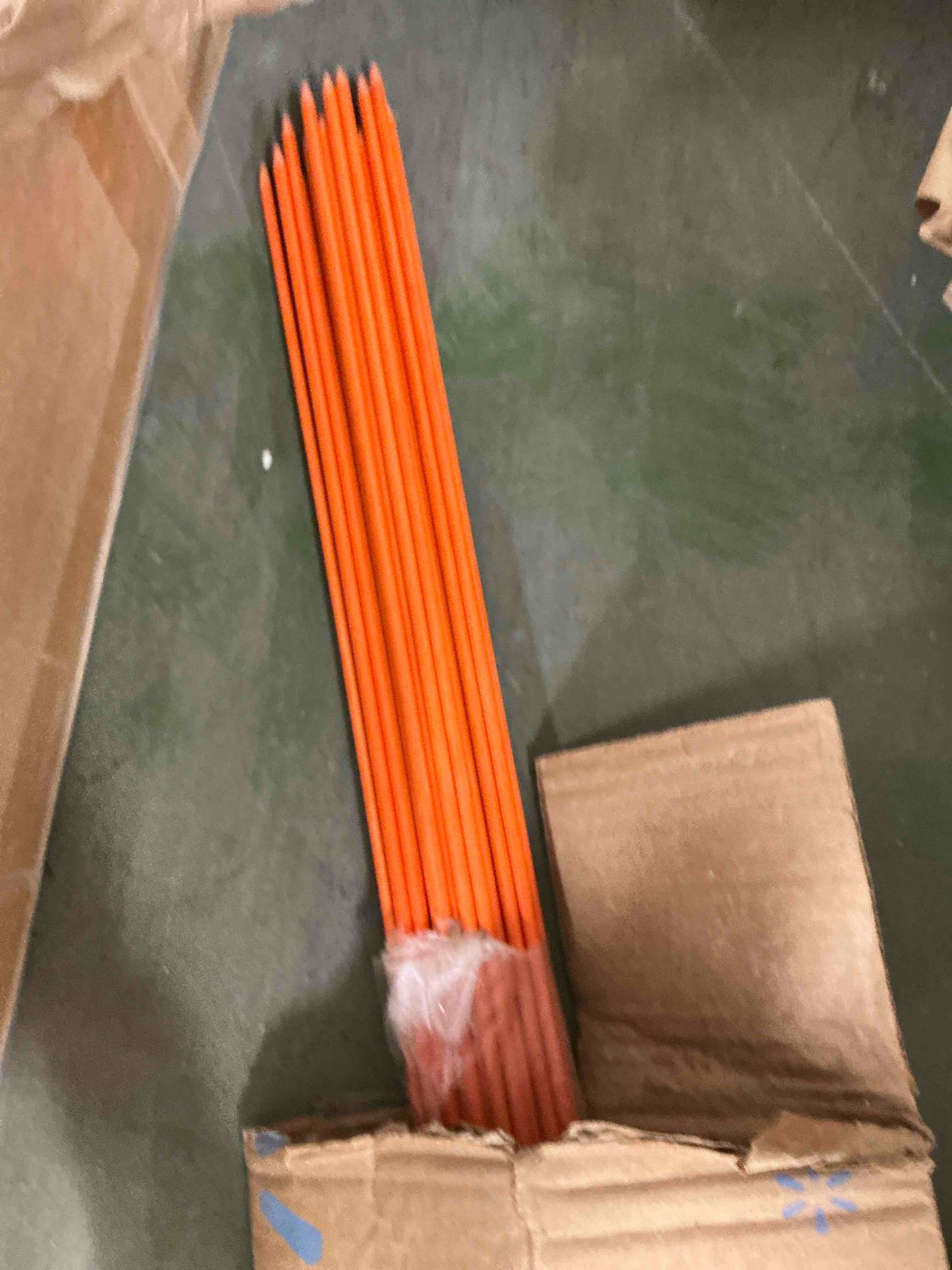 Condition photo showing Good Condition for anley 20 pack 48 reflective driveway markers snow stakes safety markers orange 0.25 dia.