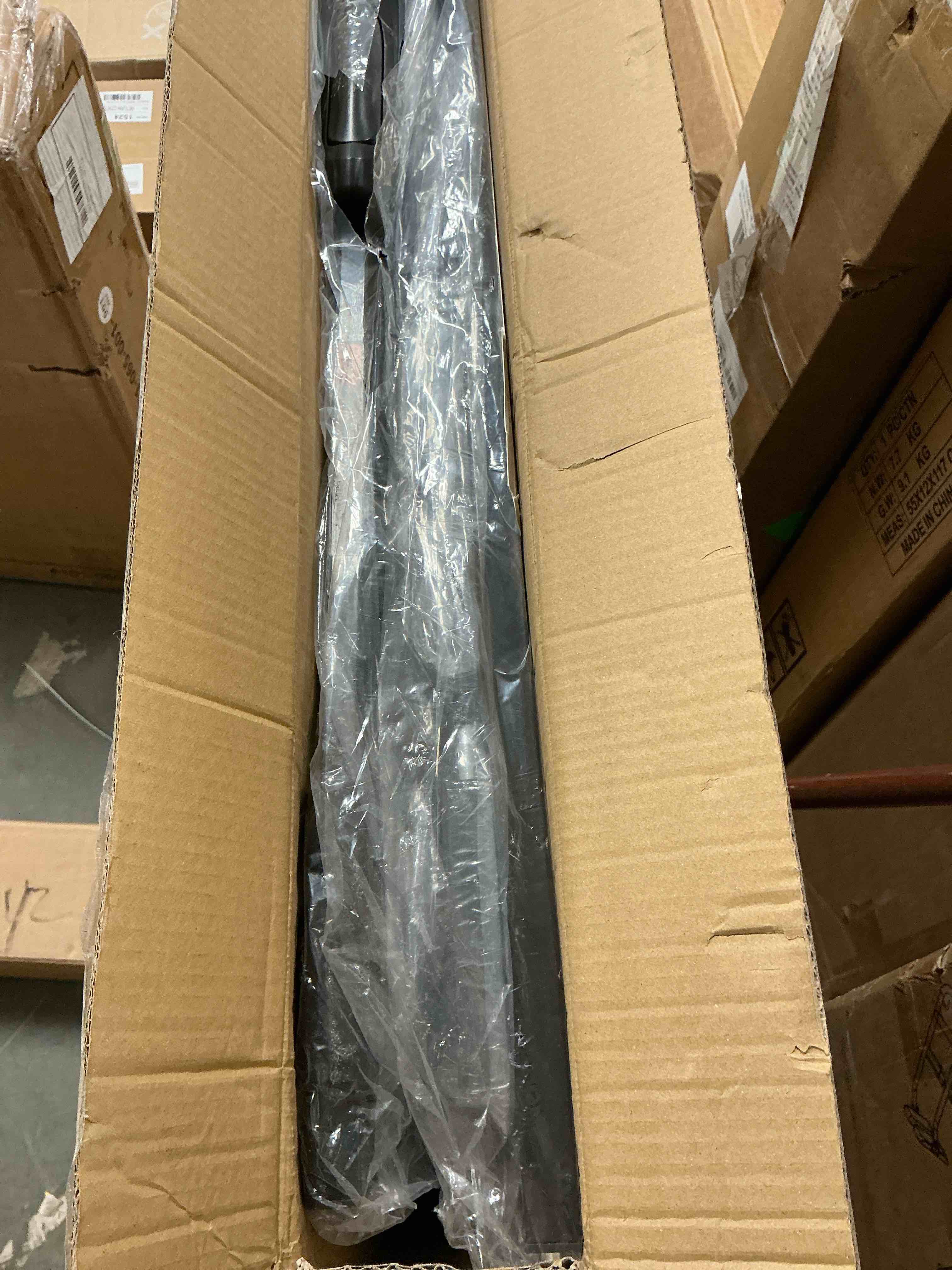 Condition photo showing New/Like New for furdear 76-84" extra wide baby safety gate with wall protectors walk thru black metal gate