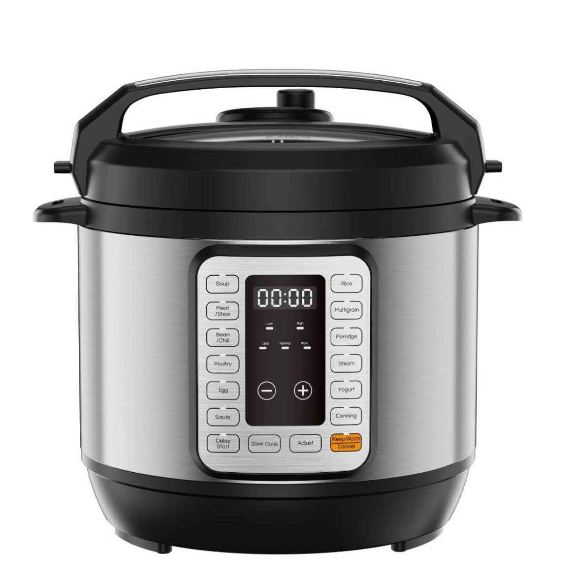 EDX Instant Cooker 8 Quart 7-in-1 Electric Pressure Cooker Multi-Function Features & Stainless Steel Pot