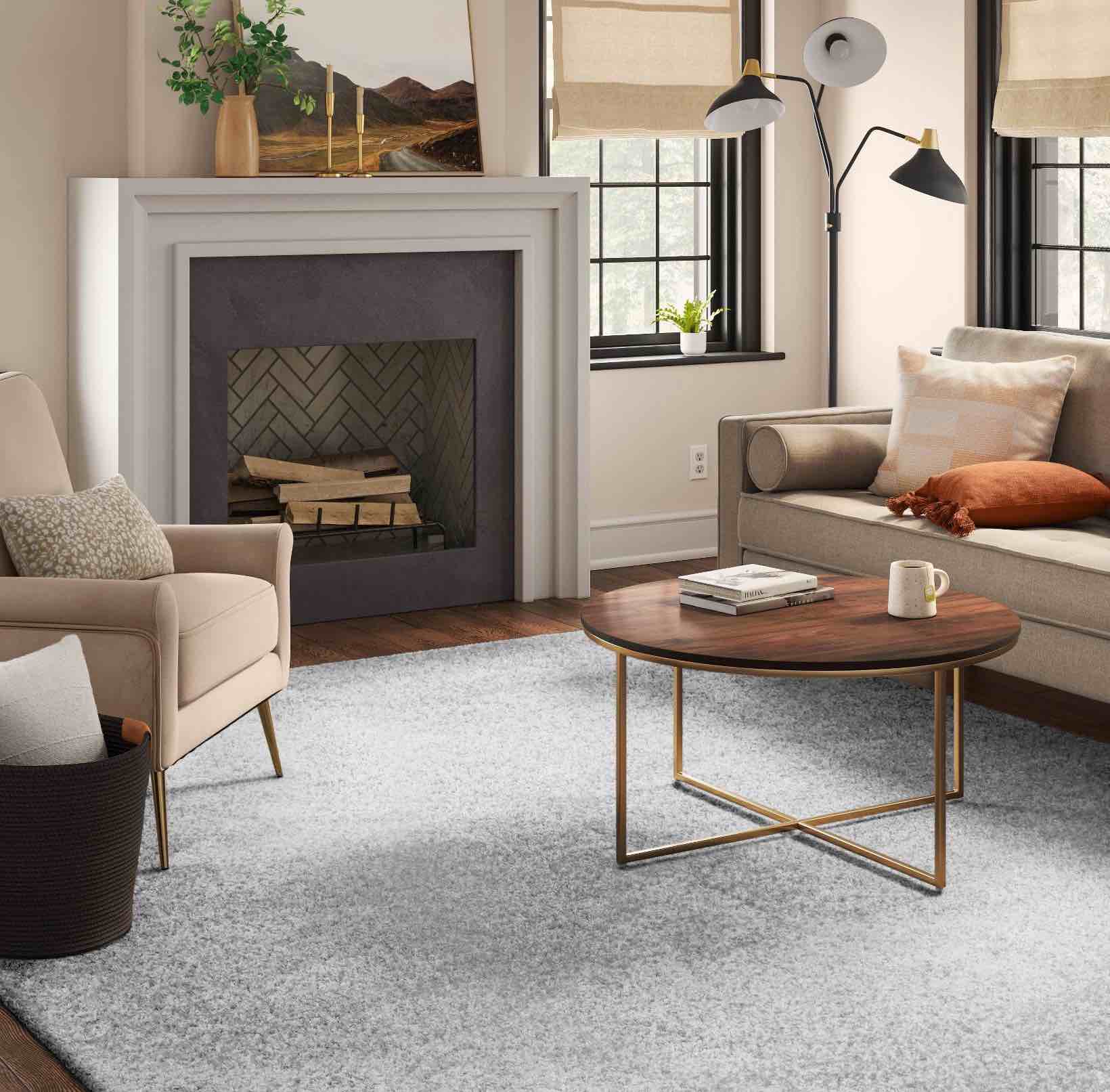 7'X10' Solid Eyelash Woven Shag Rug White - Project 62™
