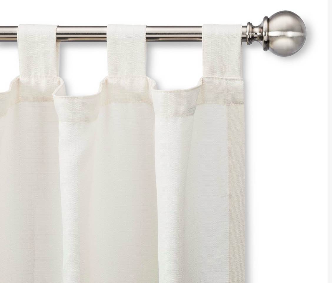 36"-66" Ball Curtain Rod Brushed Nickel - Threshold™