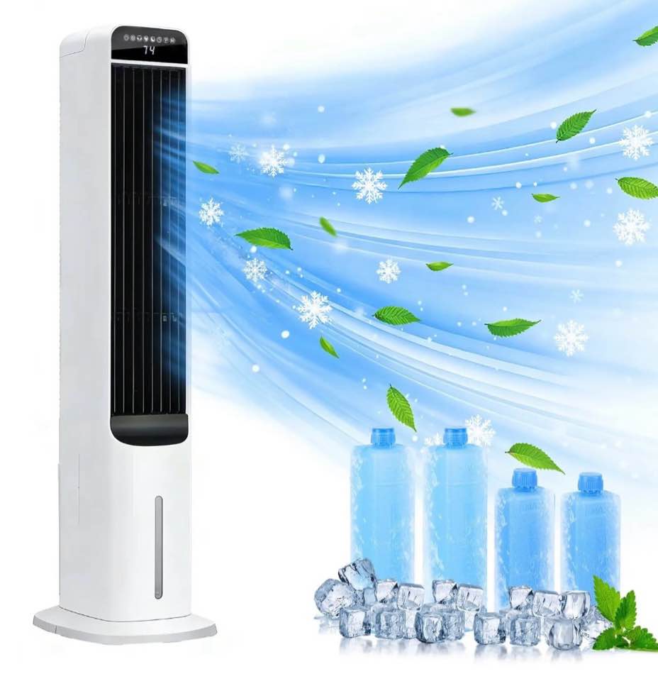 evaporative air cooler 41 windowless portable air conditioners oscillating fan portable air cooling unit with remote 3 modes 12h timer