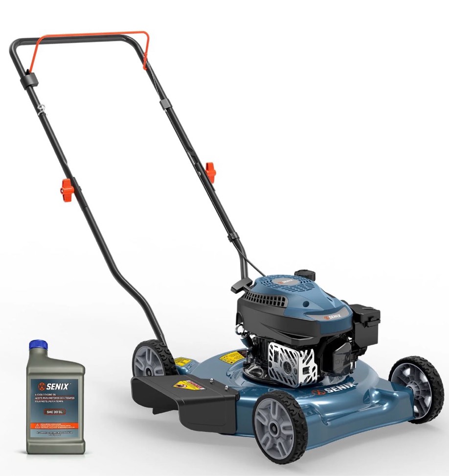 20 in. 144cc 4-cycle gas push lawn mower with side discharge