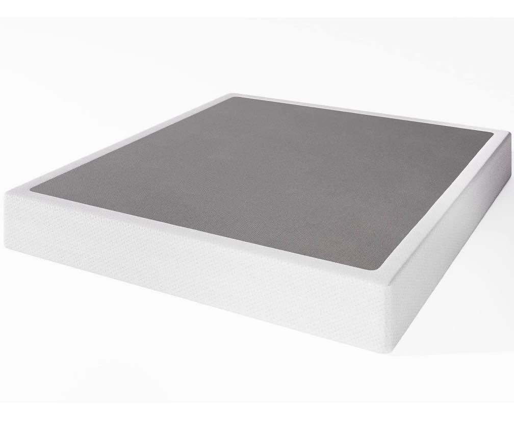 ULIESC 7 Inch Full Size Box Spring, Full Box Spring Only, Metal Box Spring Full with Fabric Cover, Sturdy Mattress Foundation, Noise Free, Non-Slip, Easy Assembly
