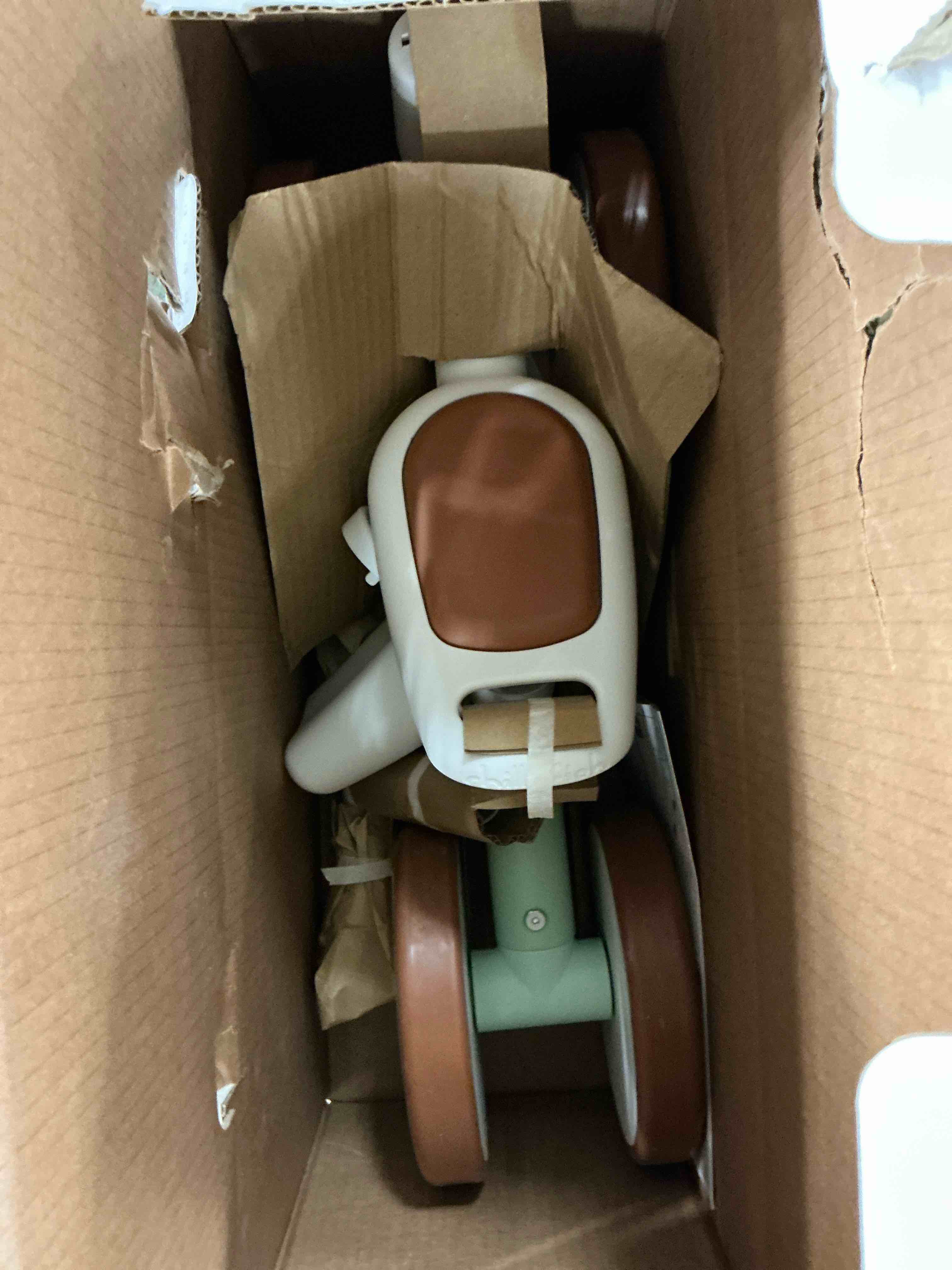 Condition photo showing New/Like New for chillafish quadi racer toddler balance bike ride-on toy, stable 4-wheel no-pedal training bike, ages 1–3, breeze