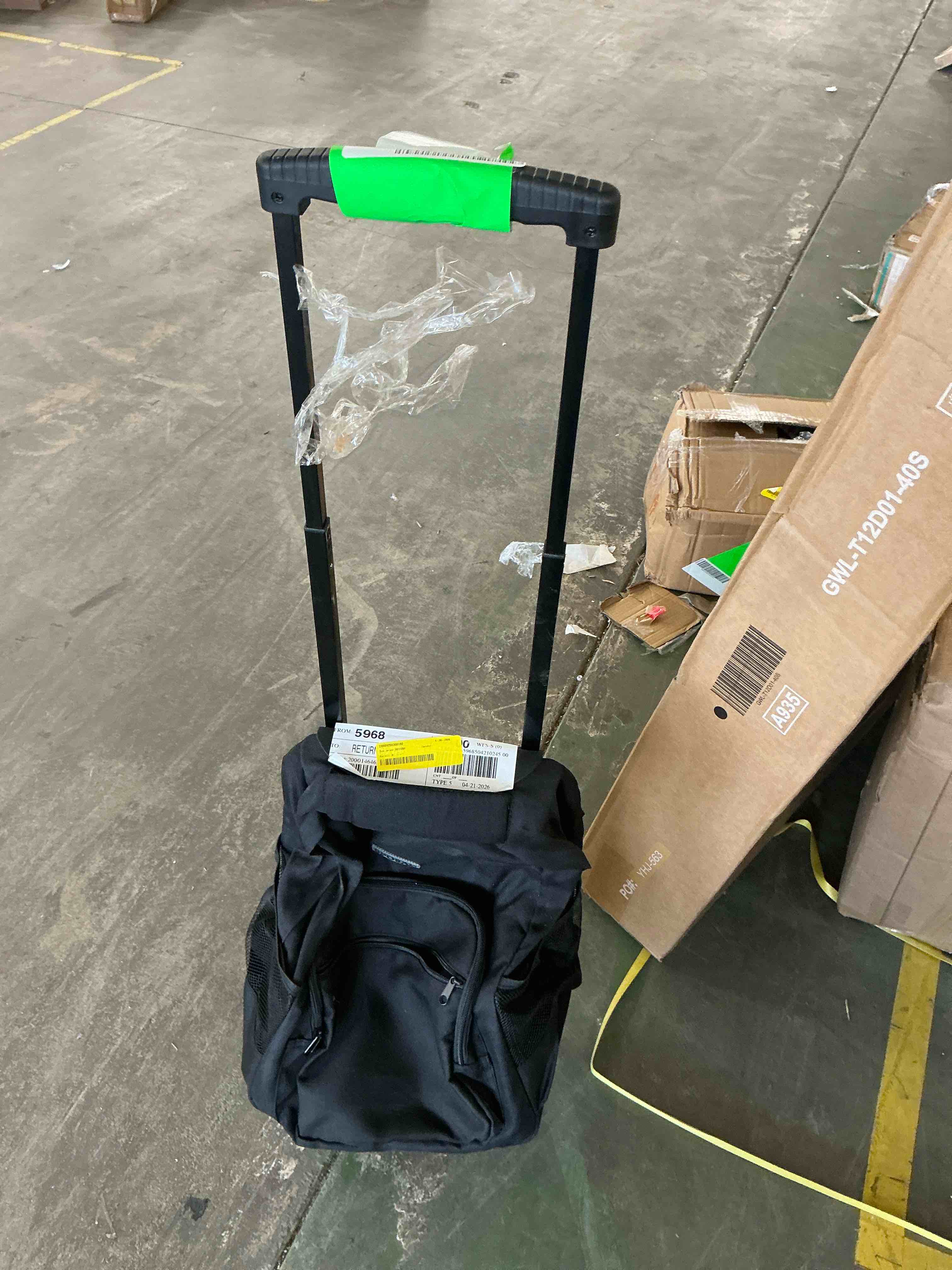 Condition photo showing Good Condition for sposac 19 unisex rolling backpack black