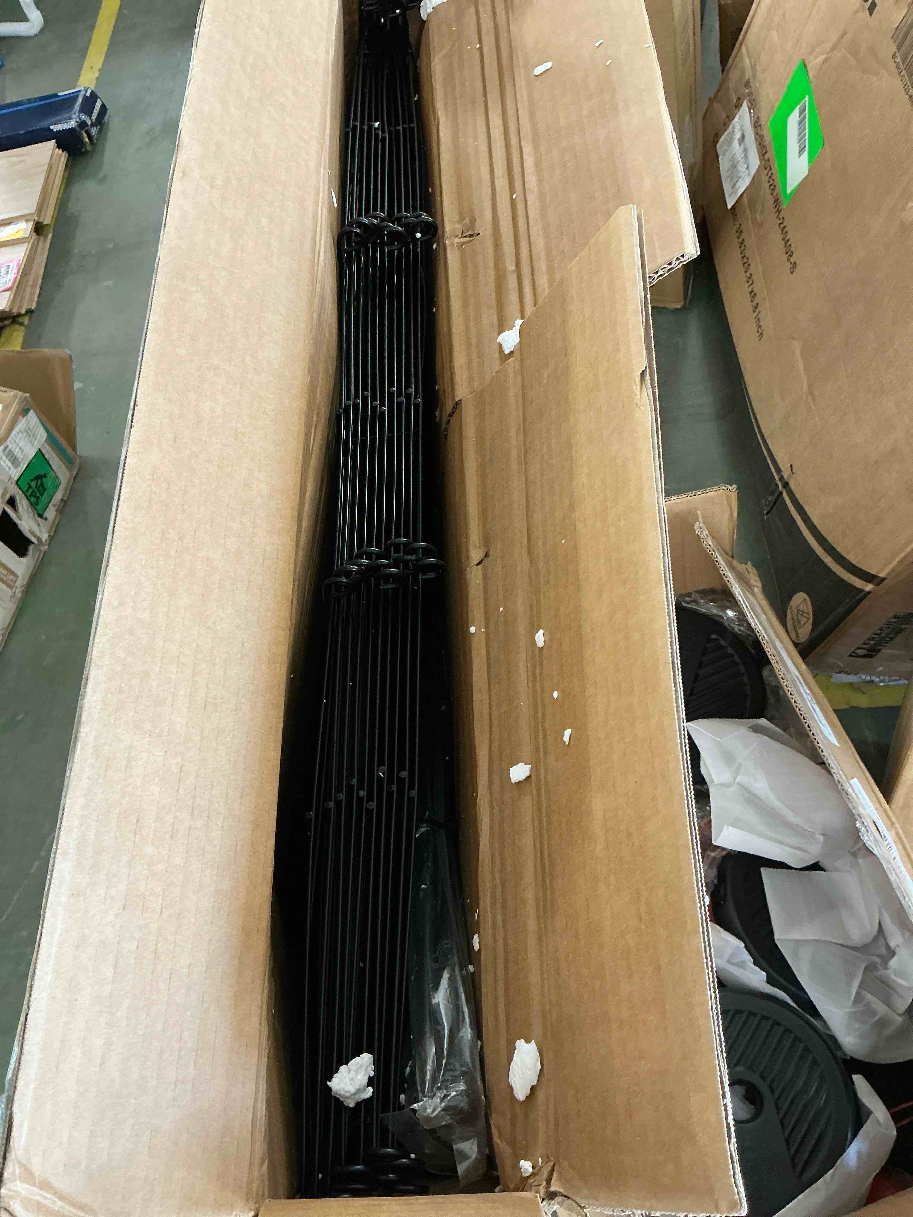 Condition photo showing Good Condition for bshapplus® garden fence with gate 10 pack ,33in (h) x 24ft (l) metal fence,rustproof decorative fence,animal wire fence,wrought iron fence, outdoor picket fencing no-dig for yard, lawn,patio borde