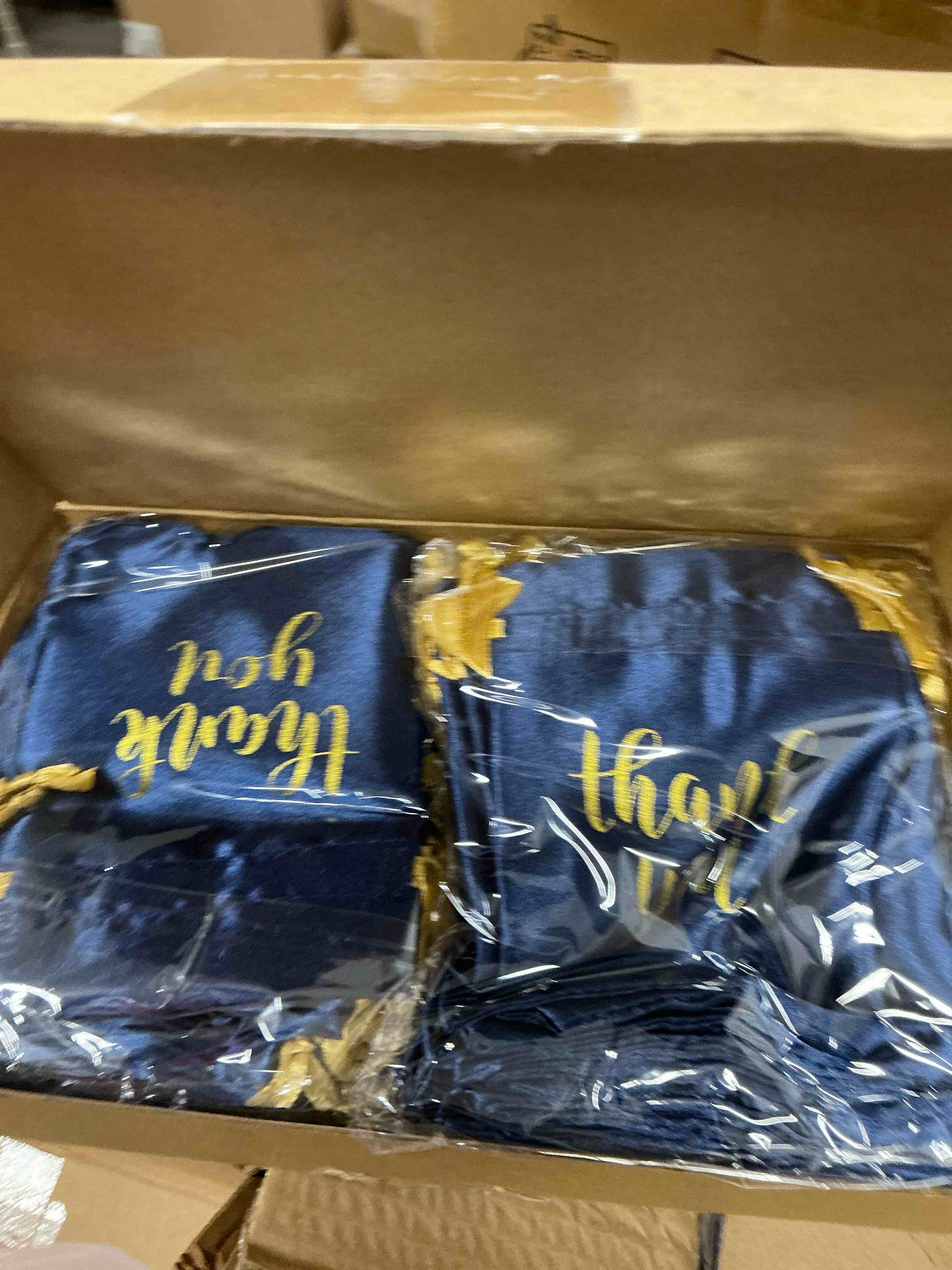 Condition photo showing New/Like New for roowest 100 pcs thank you satin gift bags drawstring jewelry candy pouches for wedding bridal shower baby shower favor drawstring bag for birthday holiday party(4 x 6 inch,navy blue) navy blue 4 x 6 inch