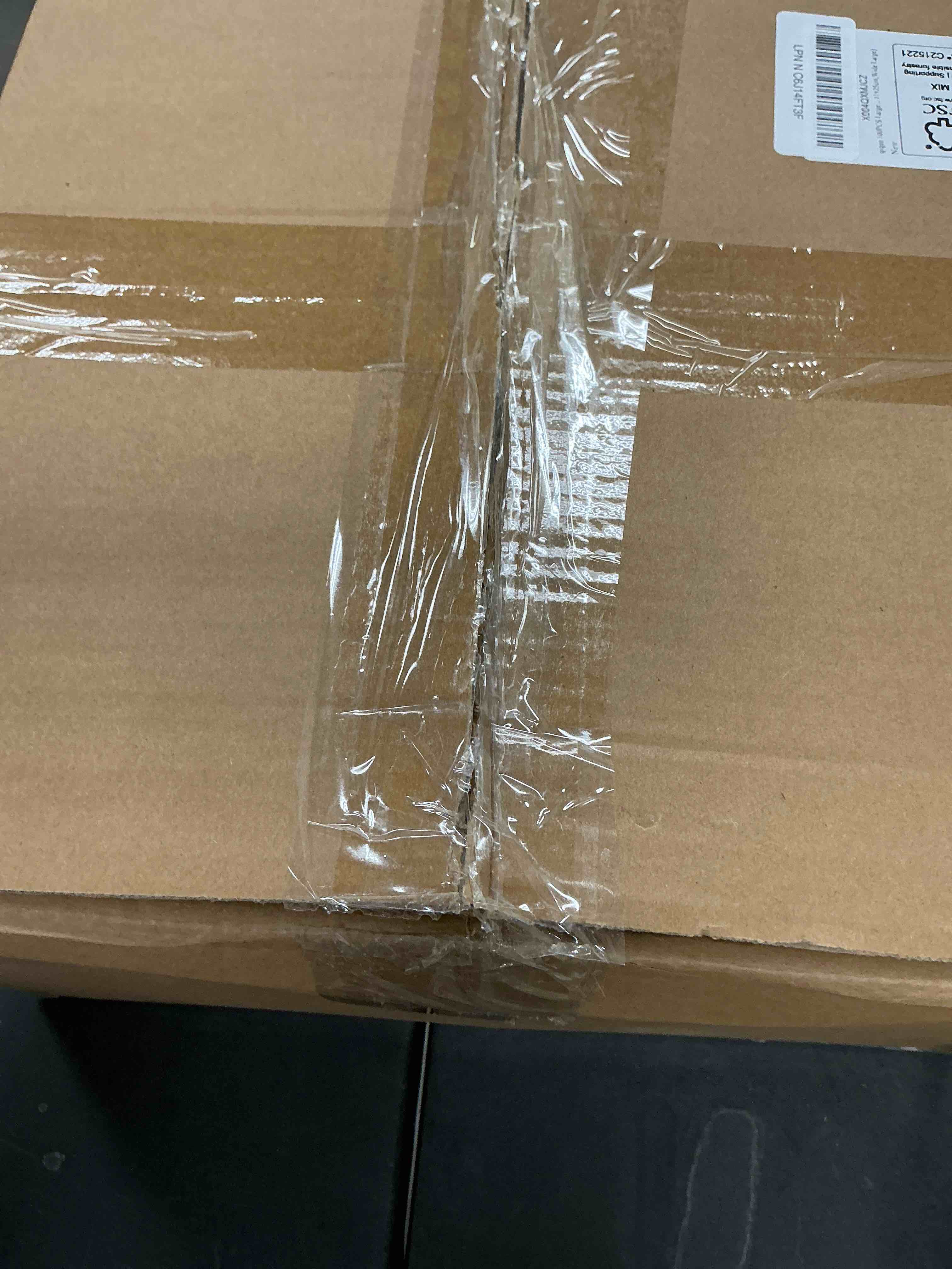 Condition photo showing New/Like New for qiqee 100pcs large gift bag with handles bulk 13"x4.5"x10" gift bags bright yellow multiple uses (32x11x25cm,wide large)