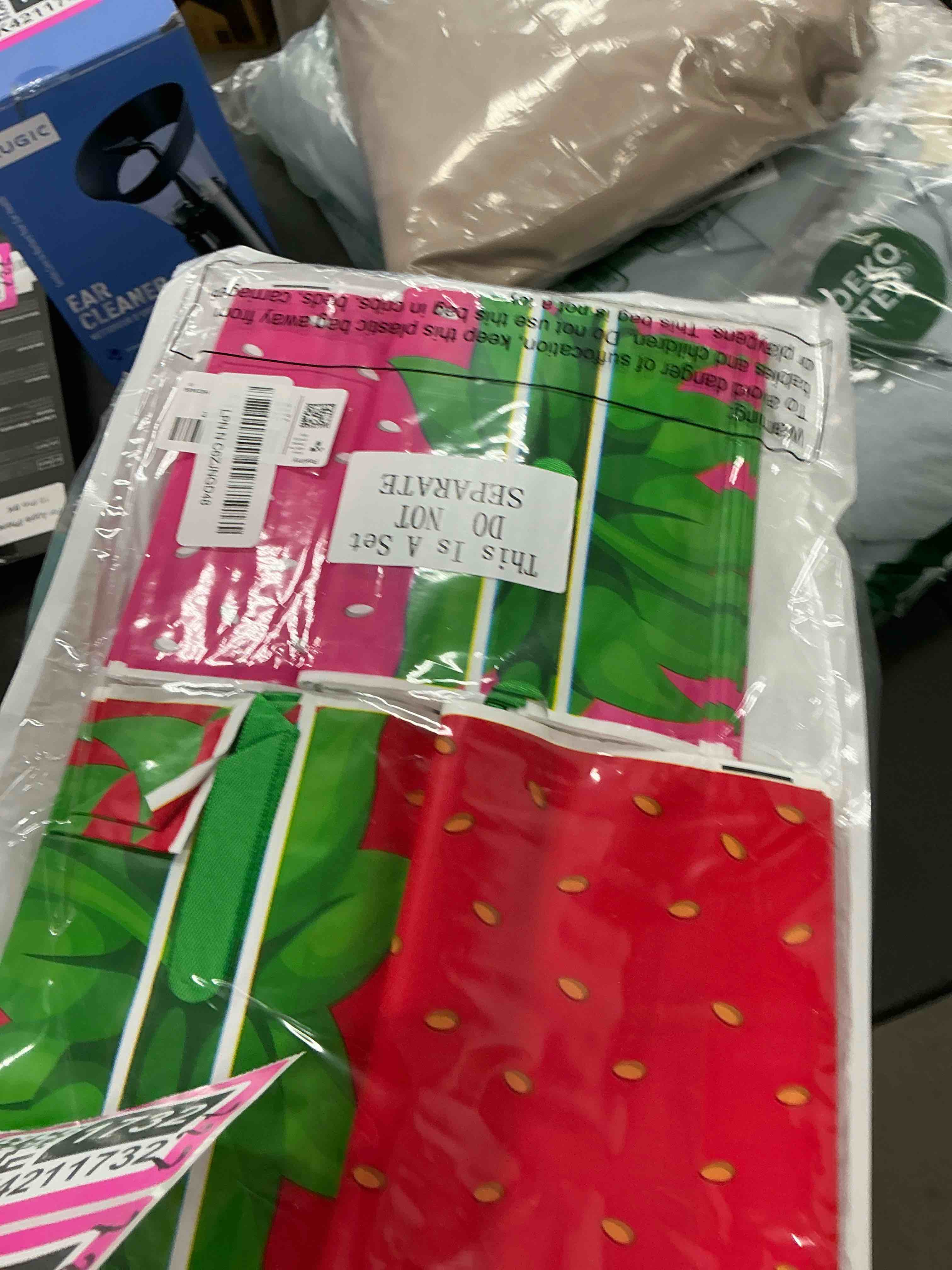 Condition photo showing New/Like New for pasimy 50 pcs strawberry gift bags bulk 5.9 x 9 in plastic red pink strawberry party drawstring favor treat goodie candy bags for strawberrys party strawberrys birthday decorations supplies, 2 designs