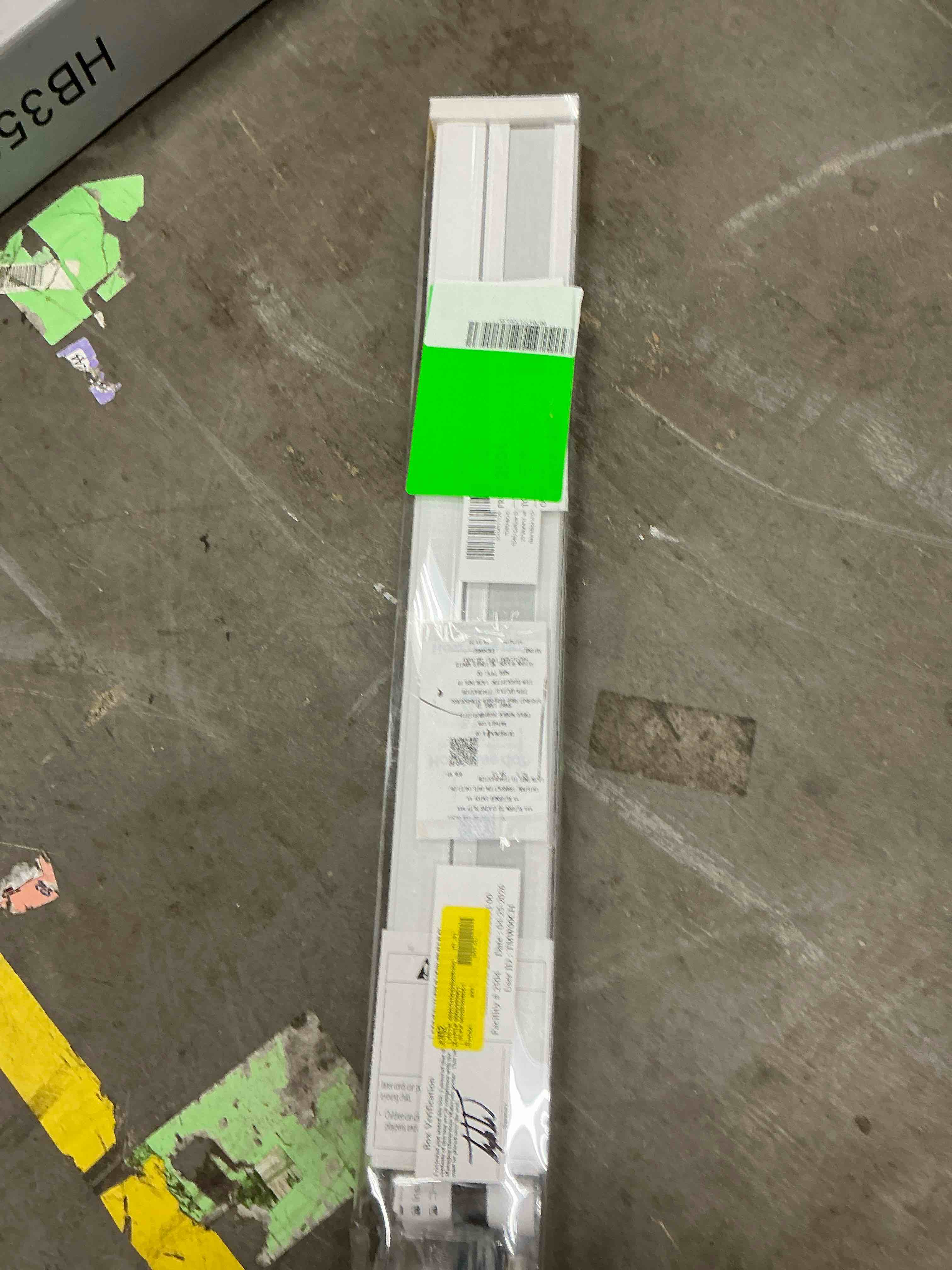 Condition photo showing New/Like New for lazblinds top down bottom up (tdbu) cordless cellular shades  blackout light blocking honeycomb shades pleated blinds for windows  27  w x 64  h  white