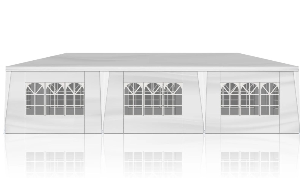 ktaxon 10' x 30' canopy tent with 8 side walls for party wedding camping and bbq