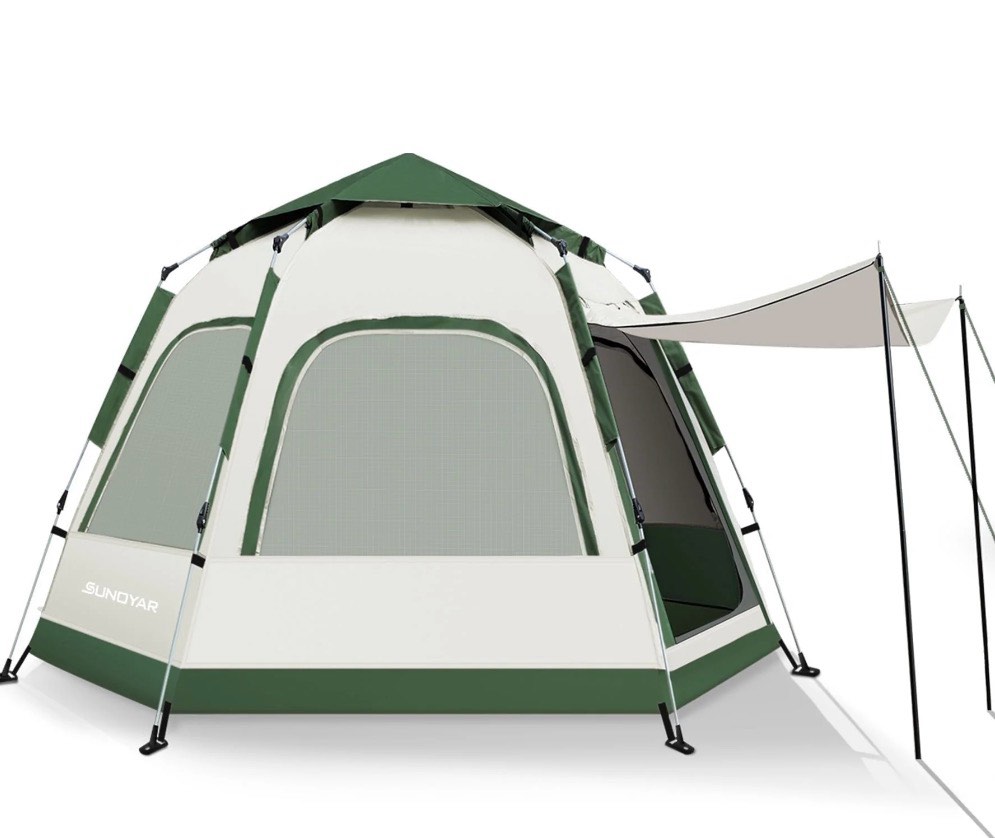 sunoyar 4-6 person tent for camping  camping tent with carry bag  instant tent for outdoor/hiking/traveling