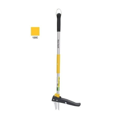 stand up weed puller tool 3-claw gardening weeder hand weeding tool with 39 long ergonomic handle weeding tool