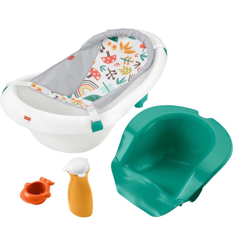 fisher-price 4-in-1 bath tub - white