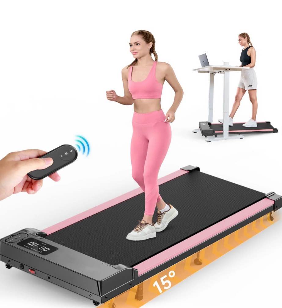 formill walking pad with incline 2.5 hp under desk treadmill small with led display &remote control 4 in 1 incline walking pad 300 lbs portable treadmill for home office