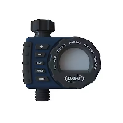 orbit 1 output port stationary digital hose end timer