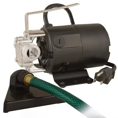 utilitech 1/12 hp stainless steel transfer pump 50ac-110n -new