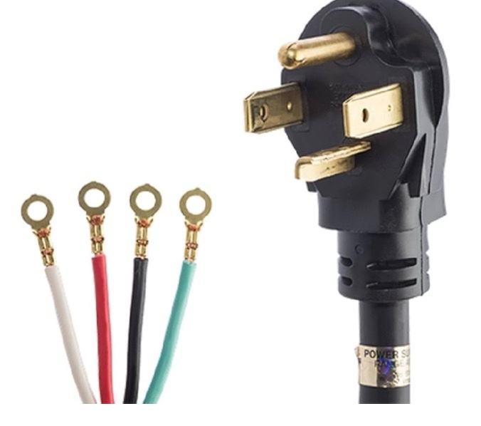 smart choice 6-foot long 30 amp 4-prong dryer cord