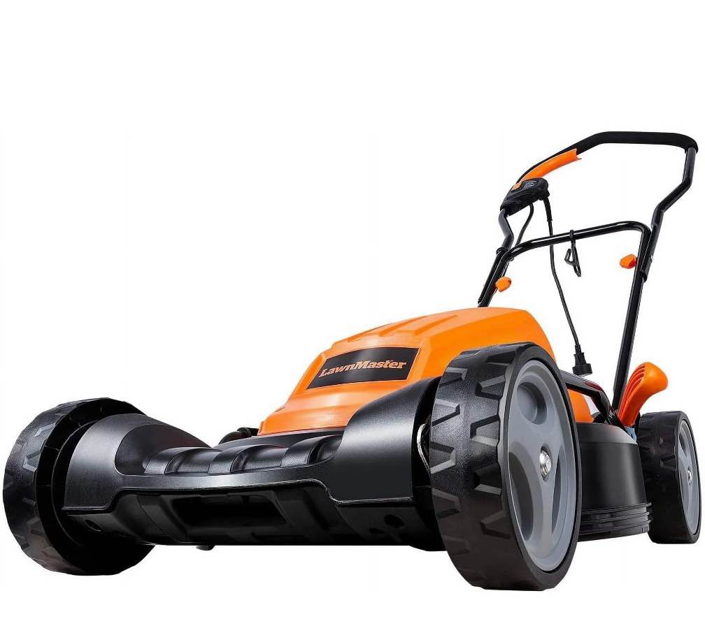 lawnmaster 19 inch 2-in-1 electric lawn mower, 12amp, me1218x