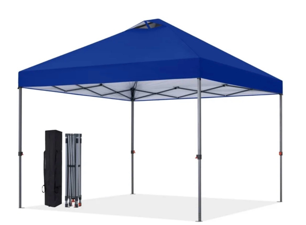 abccanopy 10 ft x 10 ft easy pop up outdoor portable instant one push function canopy tent with air vent white