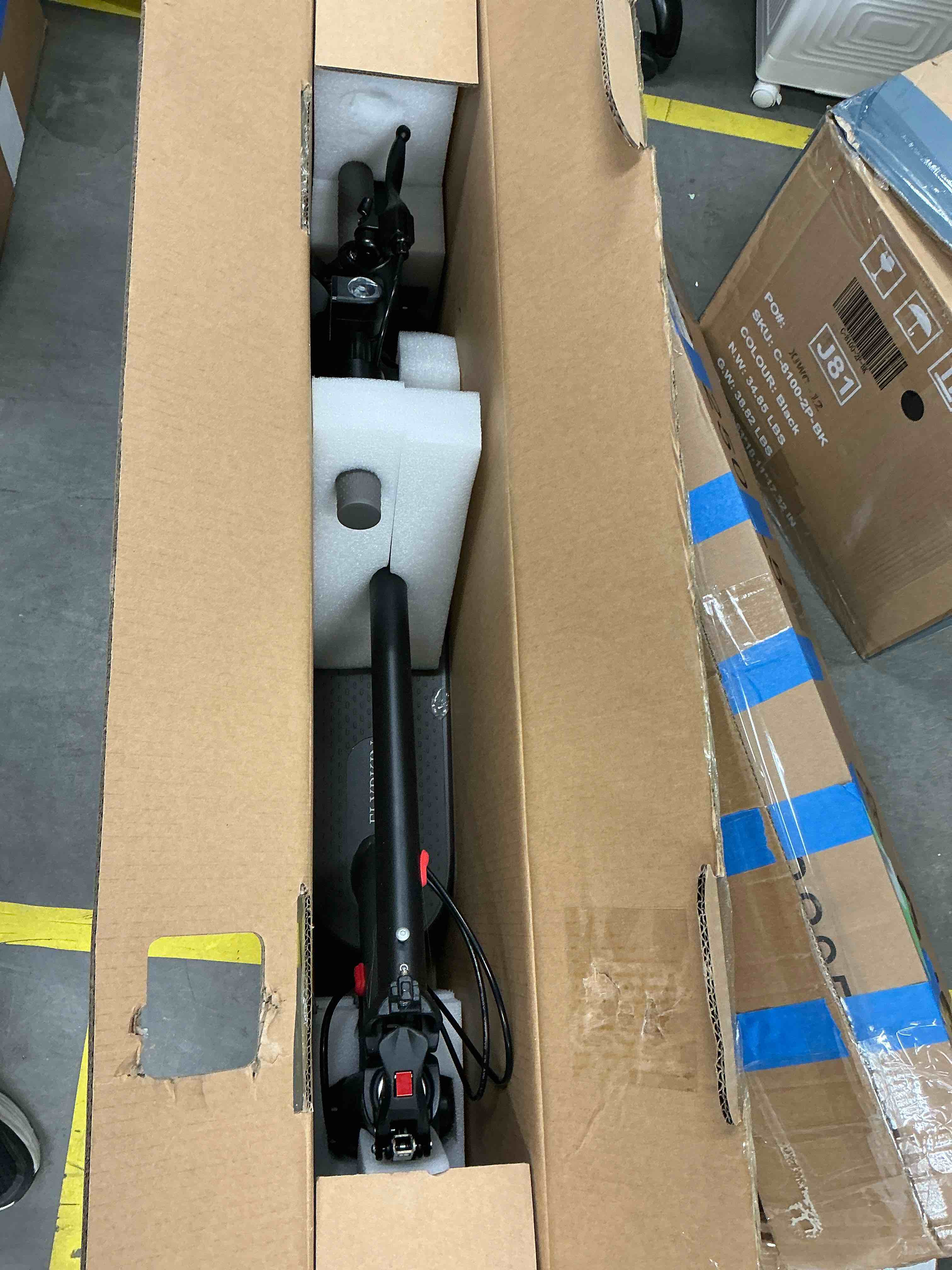 Condition photo showing New/Like New for 350W Motor Electric Scooter,19 MPH Top Speed, 21-Mile Range, 8.5”Wear-resistant Solid Tires, Foldable & Lightweight for Commuting