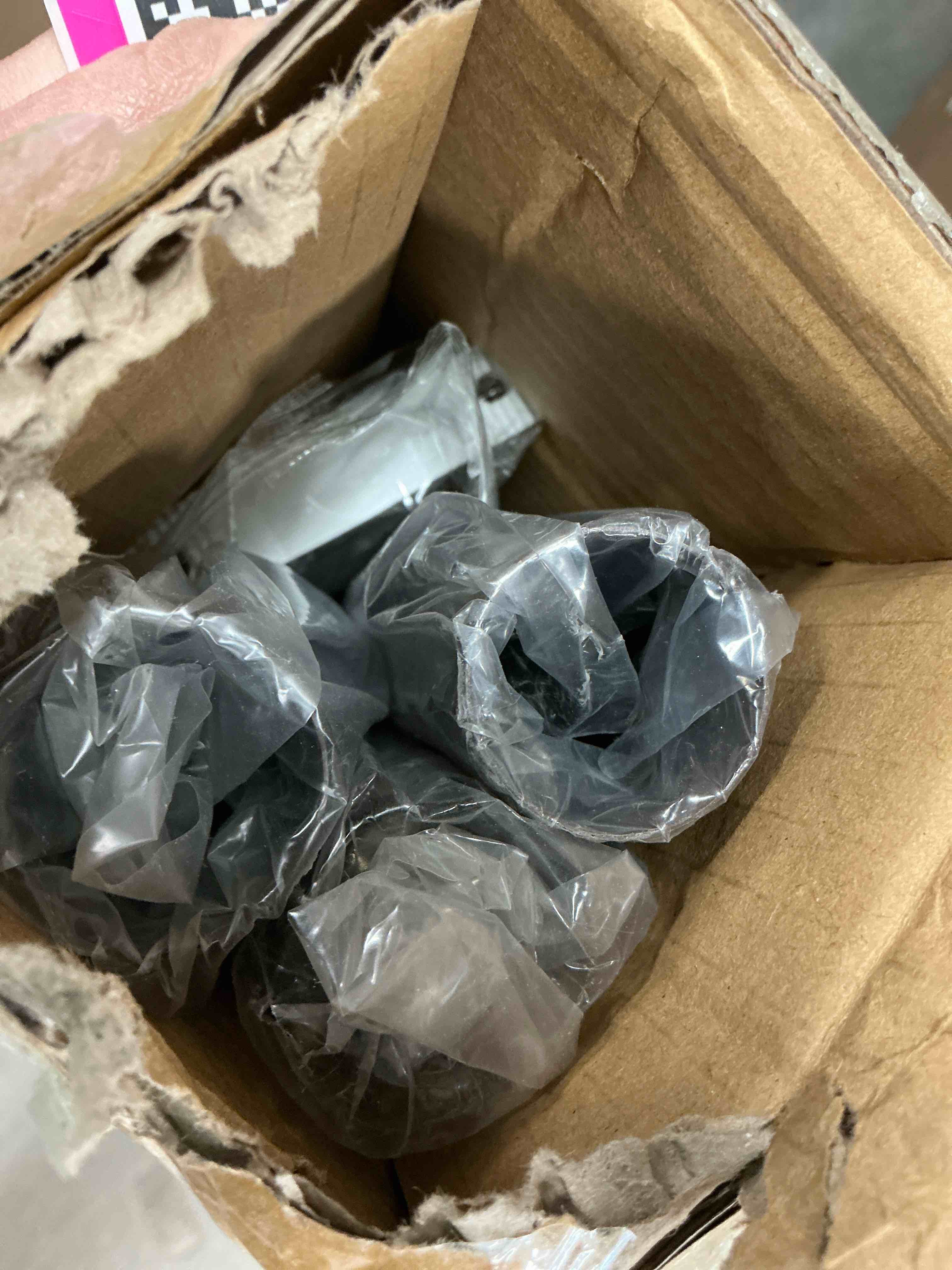 Condition photo showing Good Condition for Spring Tension Curtain Rod for Room Divider 43 to 142 inches Adjustable Shower Curtain Rods No Drilling Brown