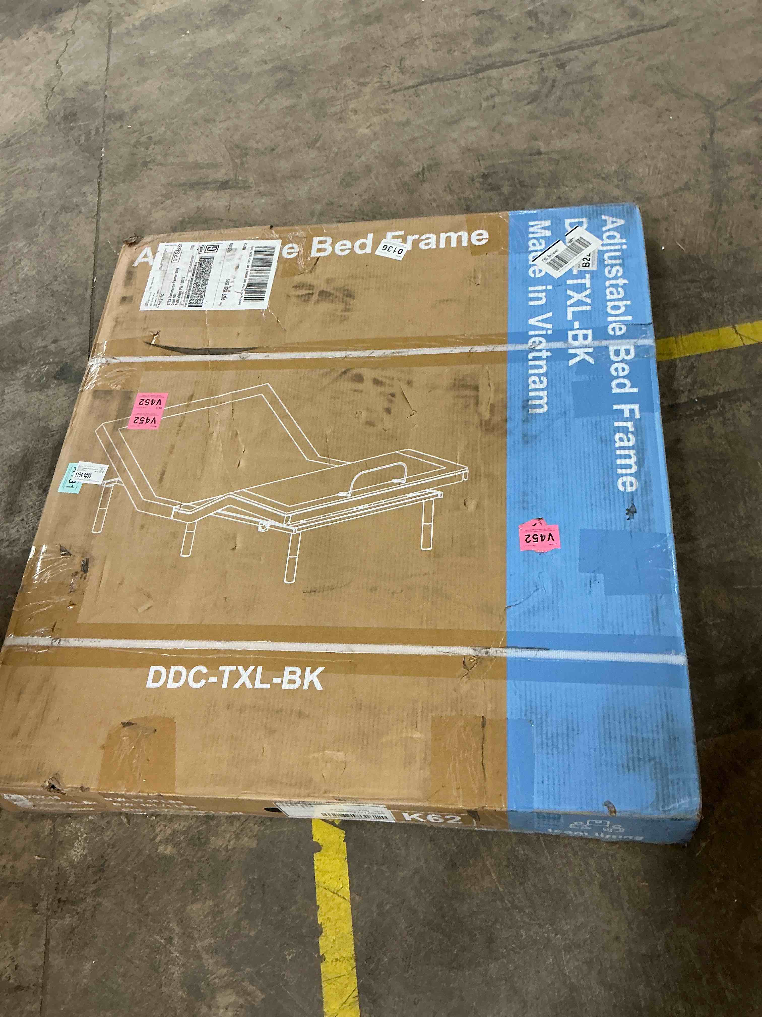 Condition photo showing New/Like New for edx Adjustable Bed Frame, Individually Tilting Head and Foot with 2 USB Ports, Wireless Remote, Quiet Motor, Twin XL Size