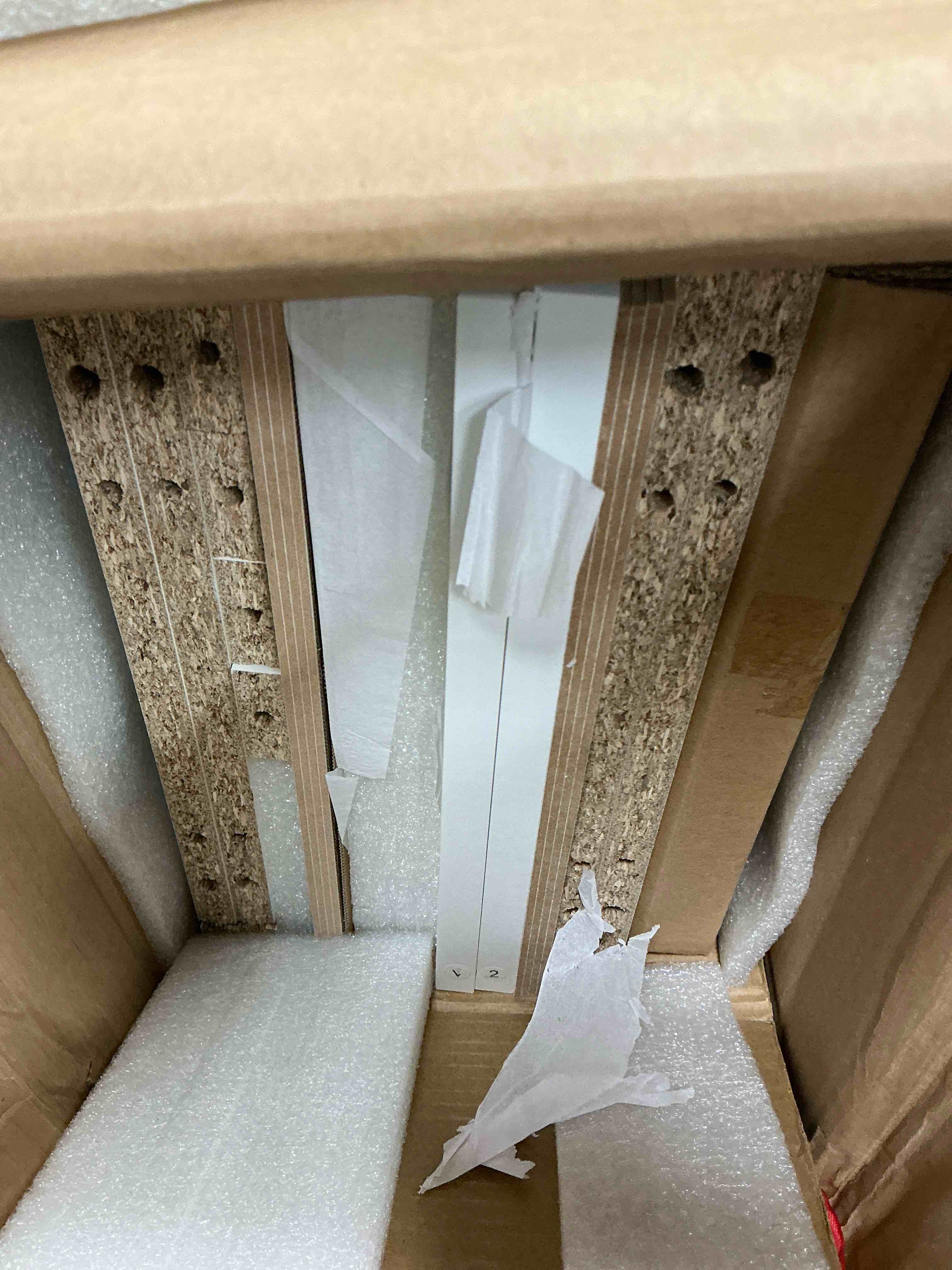 Condition photo showing New/Like New for Homfa 74.3" Double Wide 6-Tier Bookcase, Extra Large Wooden Freestanding Display Bookshelf For Home Office Living Room, White