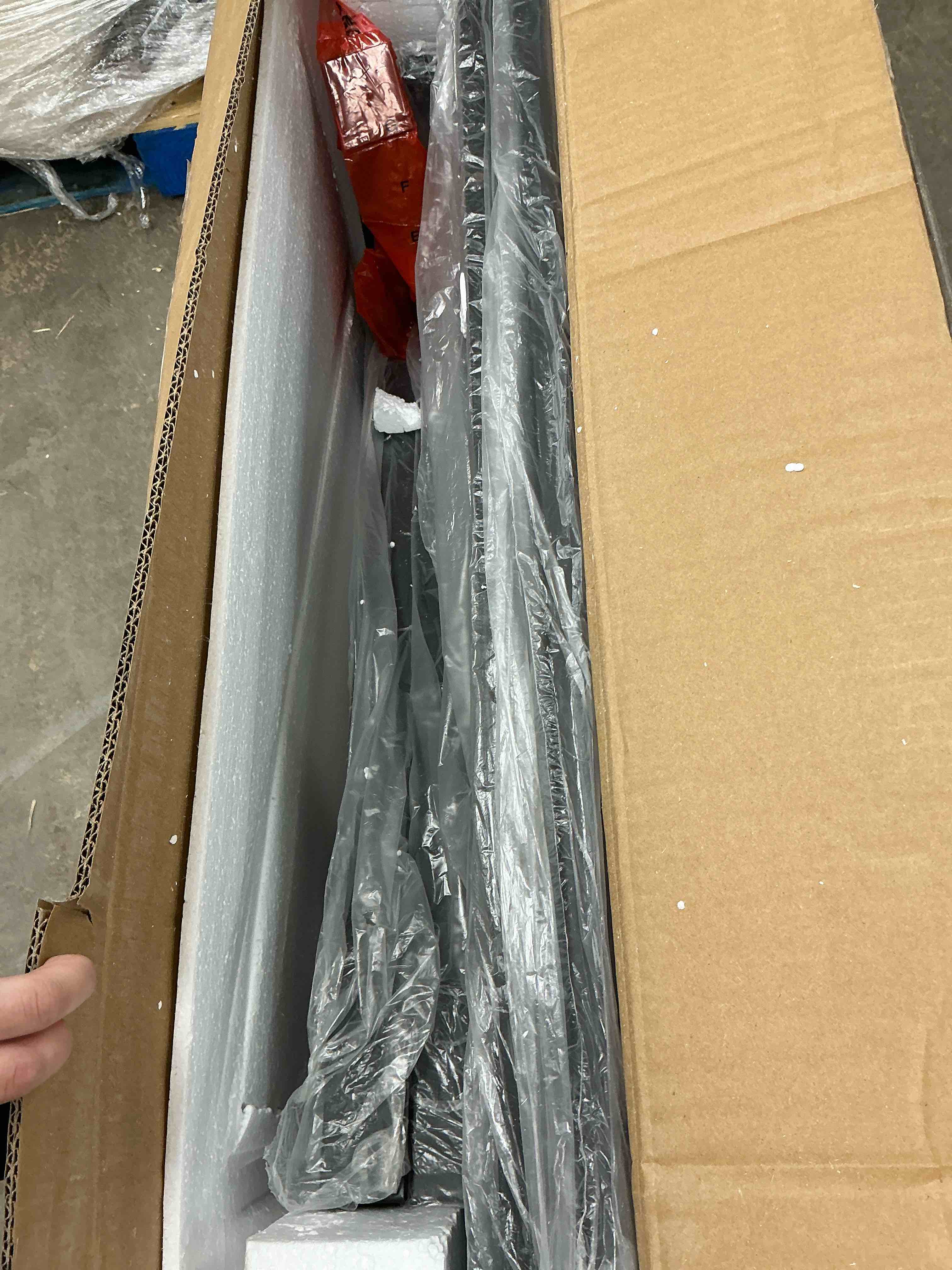 Condition photo showing New/Like New for Anyact 47in Round Dining Table, Circle Dinner Table Pedestal Metal Frame, Kitcen Table Sturdy Wood Kitchen & Dining Room Furniture, Black(Only Table)