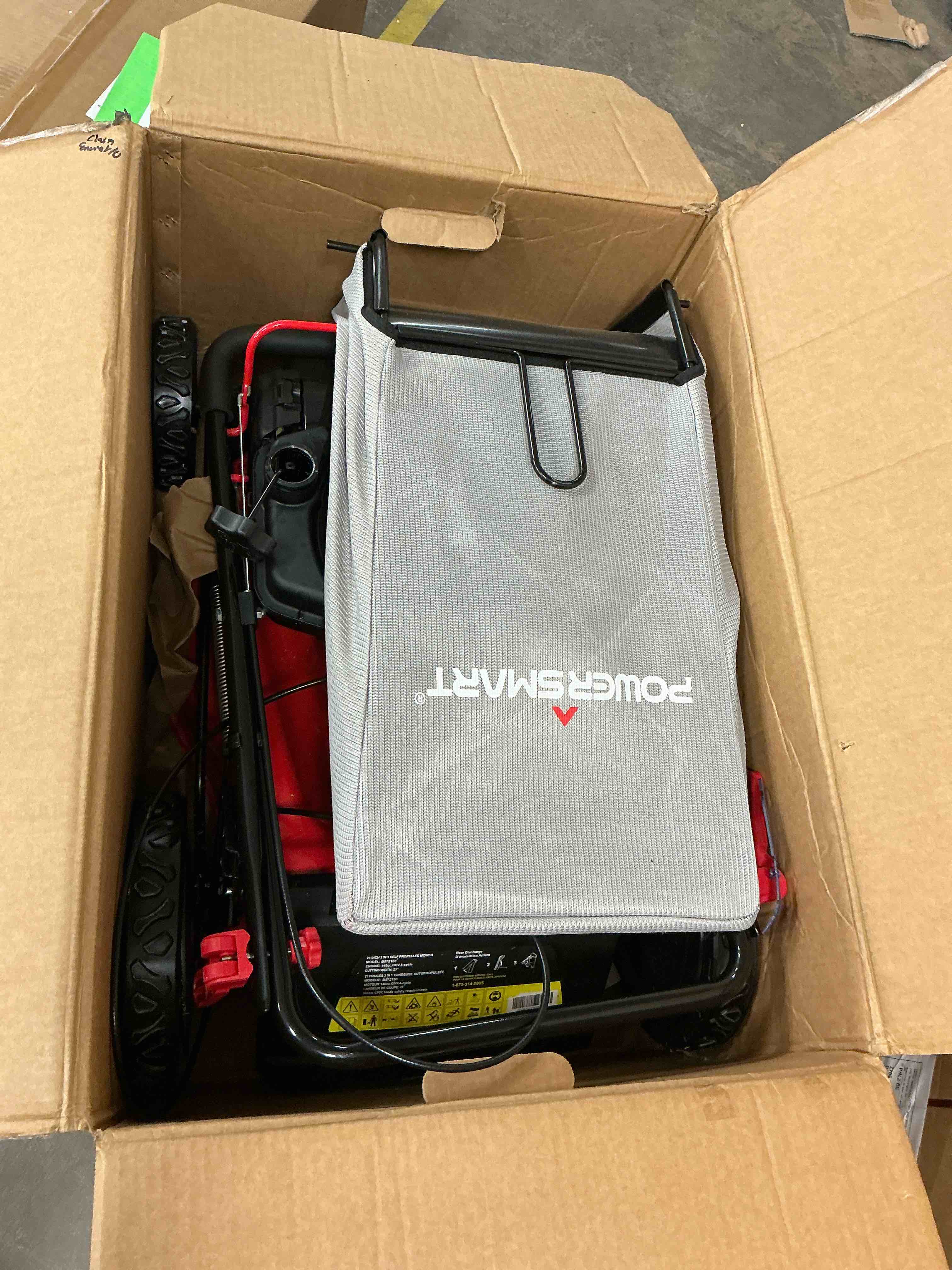 Condition photo showing Good Condition for PowerSmart 21 in Self-Propelled Gas-Powered Lawn Mower With 140cc 4-stroke Briggs & Stratton Engine