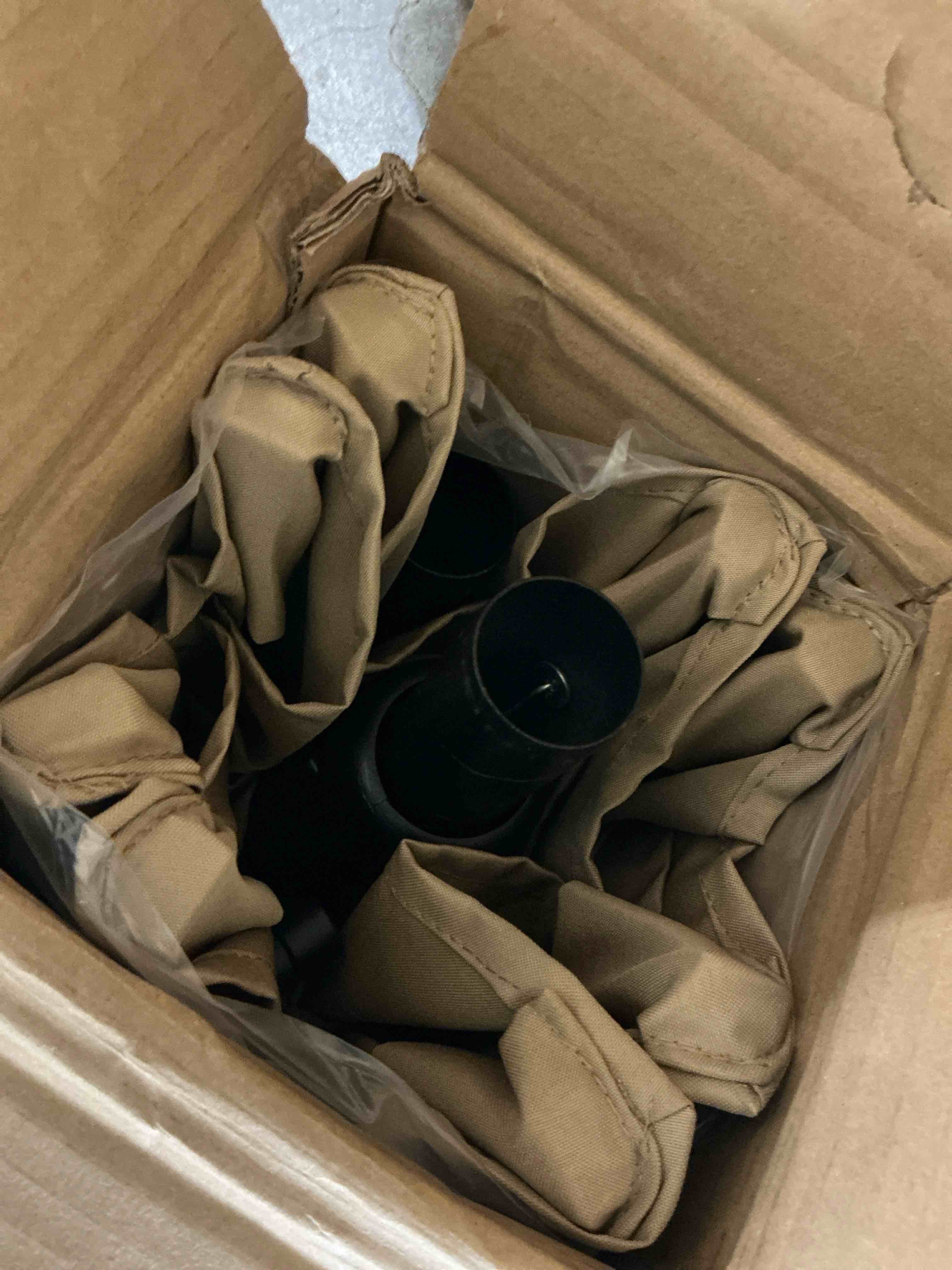 Condition photo showing New/Like New for Sun-Ray 9 FT 32 LED Patio Solar Umbrella w/ Push Button Tilt and Crank Outdoor Umbrella Taupe