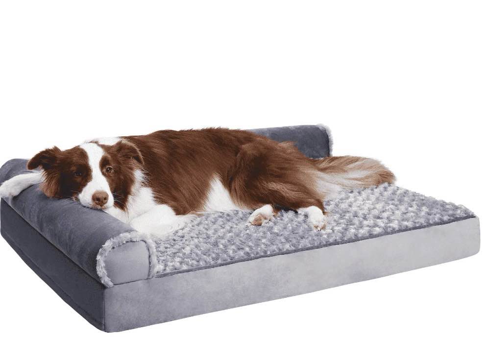 walpetmar 36  pet couch bed for large dogs orthopedic dog bed sofa with removable waterproof cover