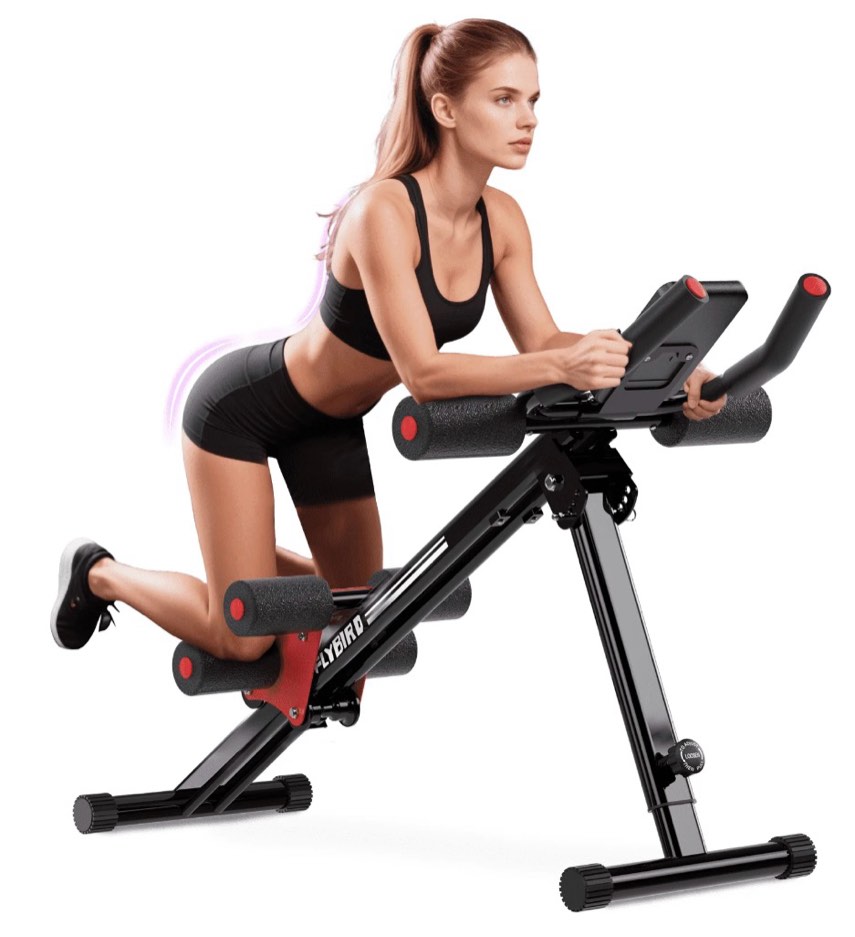 upgo ab workout equipment  adjustable ab machine full body workout for home gym  strength training exercise equipment for body shaping foldable waist trainer suitable for beginner