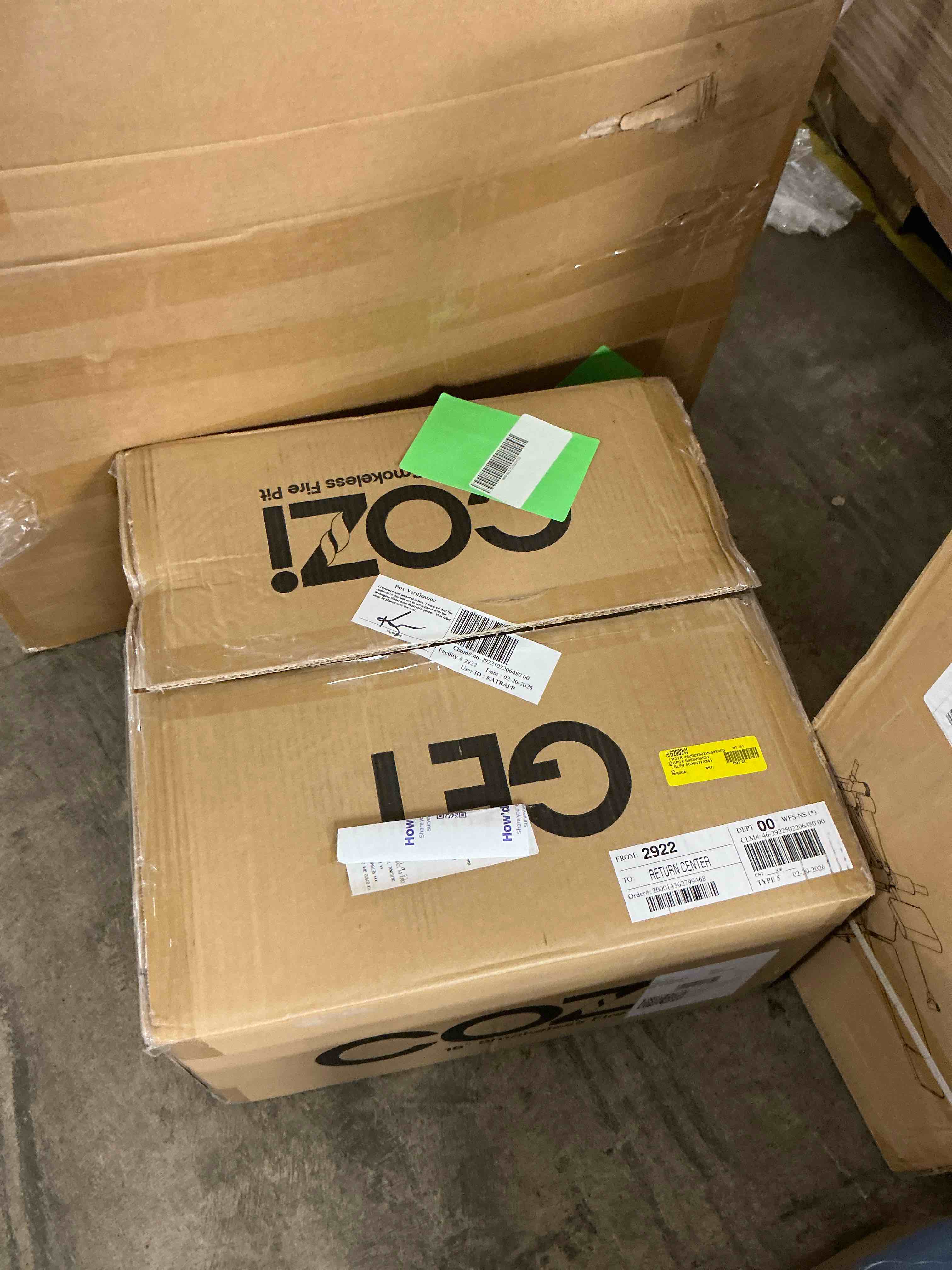 cozi by tzumi smokeless fire pit stainless steel portable fire pit with carry bag, 18”