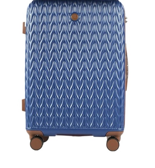 travelhouse luggage 1  piece hardside suitcase tsa lock spinner wheels 1pcs hardshell .(blue) 28” only 