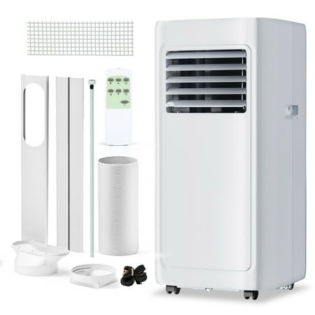 simzlife portable air conditioner 8000 btu ashrae dehumidifier fan cool 3 in 1 ac with remote control