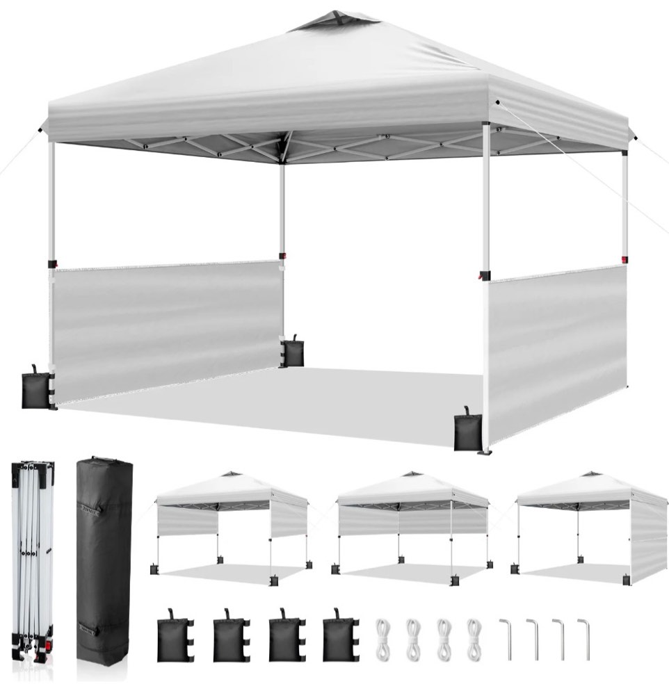 Ktaxon 6  x 6  Pop Up Wedding Party Commercial Tent Folding Gazebo Canopy