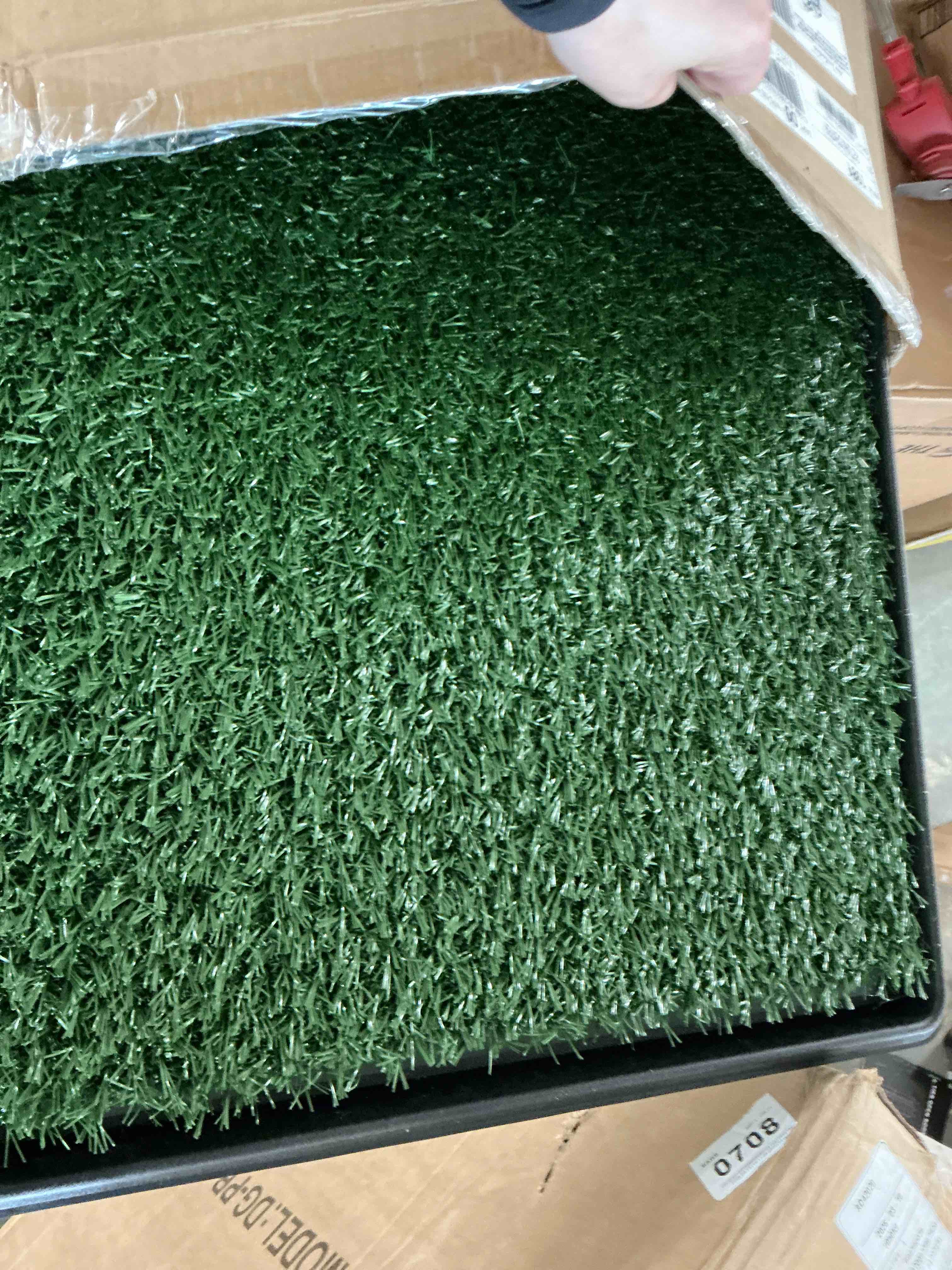 Condition photo showing New/Like New for lomantown fake grass dog potty pad portable dog turf trainer grass with tray  30 x20