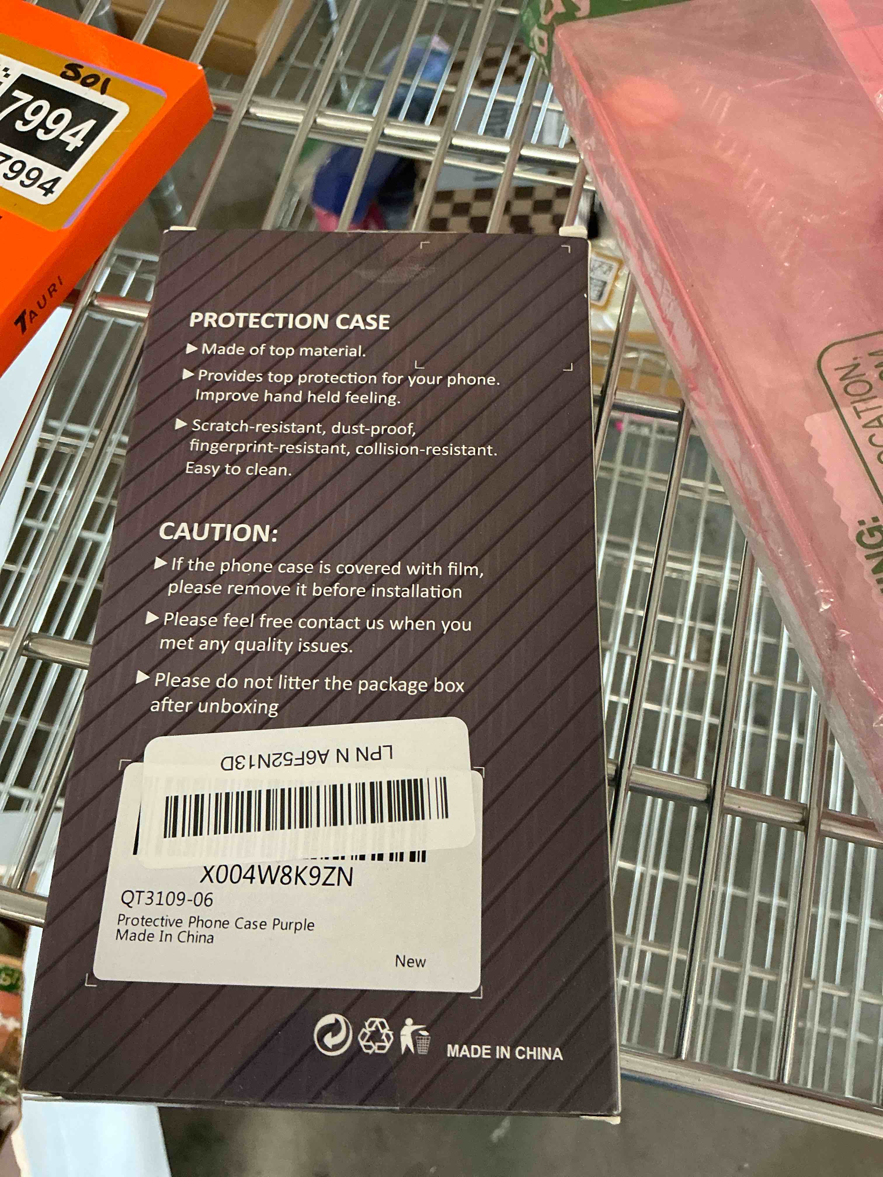 Condition photo showing New/Like New for glitter for iphone 17 pro case with eye-catching integrated lens protection, [sparkly bling back panel] [seamless work with magsafe] cute women girly magnetic phone case for iphone 17 pro 6.3" purple