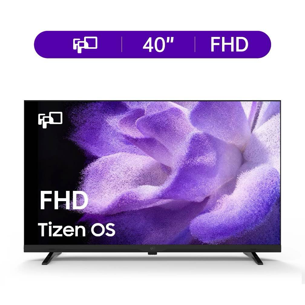 fpd 40-inch google tv smart os 2025 full hd 1080p hdr10 & dolby audio | chromecast built-in + voice remote | immersive viewing experience | palette-series cg40-p3