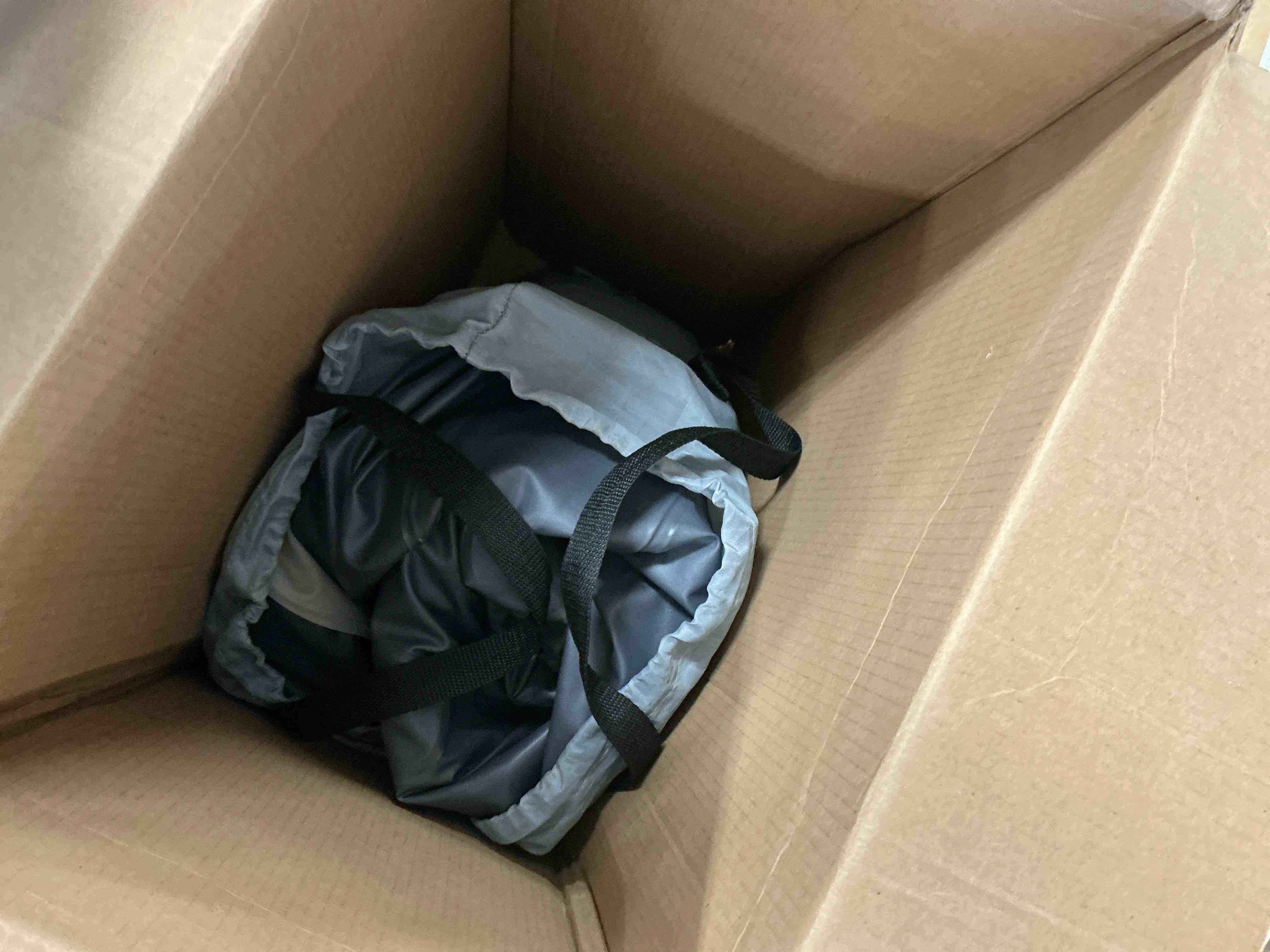 Condition photo showing Good Condition for ophanie cal king air mattress 18in puncture resistant air beds with built in pump, elevated quick inflation/deflation inflatable beds for camping, indoor colchon, guests air bed, drak gray
