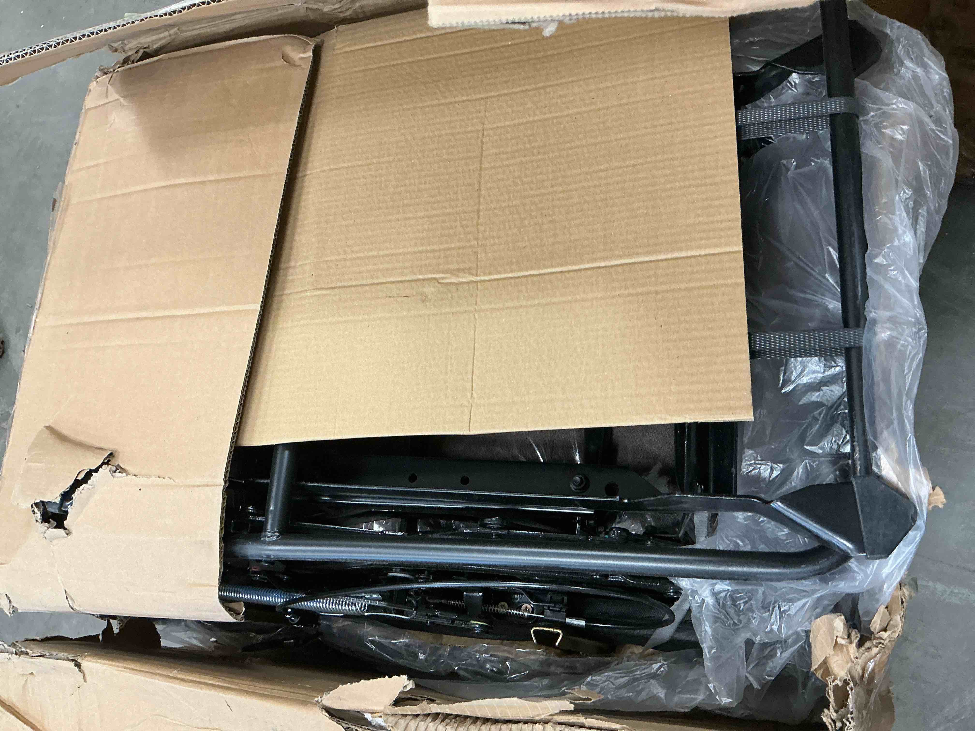 Condition photo showing New/Like New for jonpony rocker recliner chair, ergonomic lounge chair for living room,small spaces with rocking function,side pocket,brown