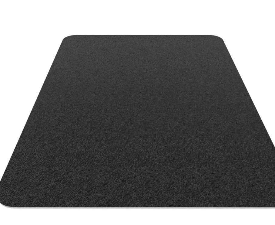gped office chair mat for carpet, 45" x 53"rectangle carpet protector mat, sturdy carpet chair mat with studs for office, home and gaming floor?black?