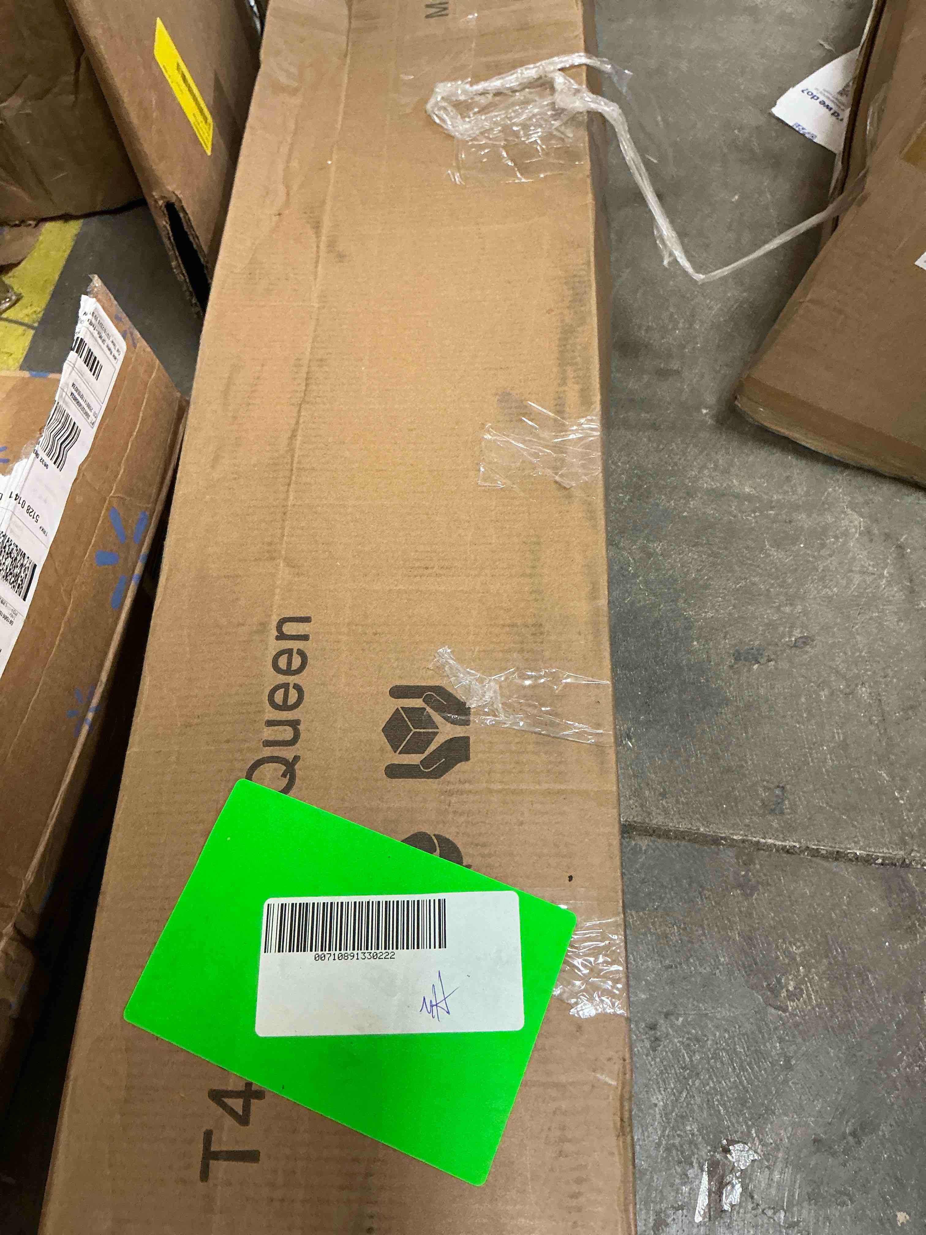 Condition photo showing Good Condition for maenizi queen bed frame no box spring needed 10 inch heavy duty metal platform bedframe queen size with steel slats, easy assembly, black