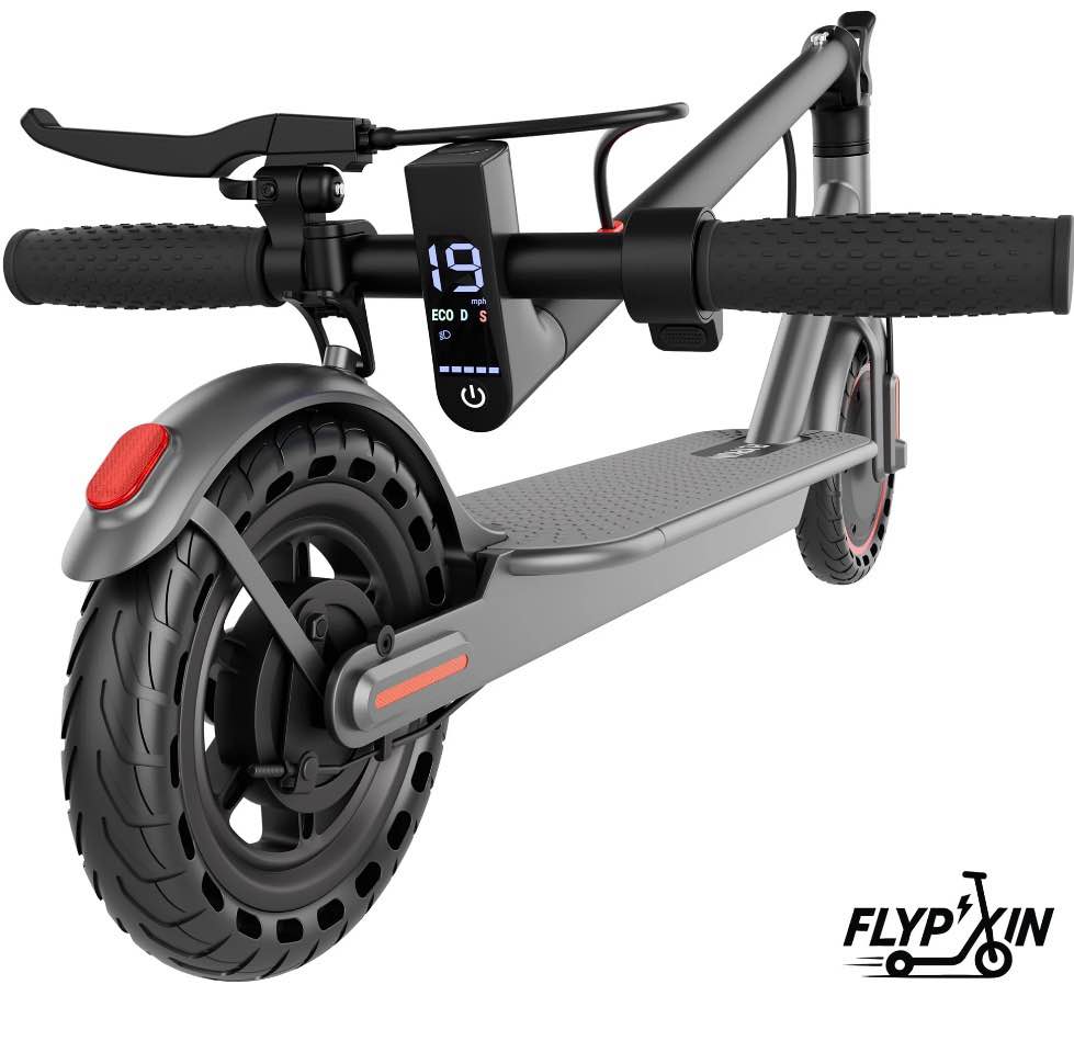 350w motor electric scooter,19 mph top speed, 21-mile range, 8.5”wear-resistant solid tires, foldable & lightweight for commuting