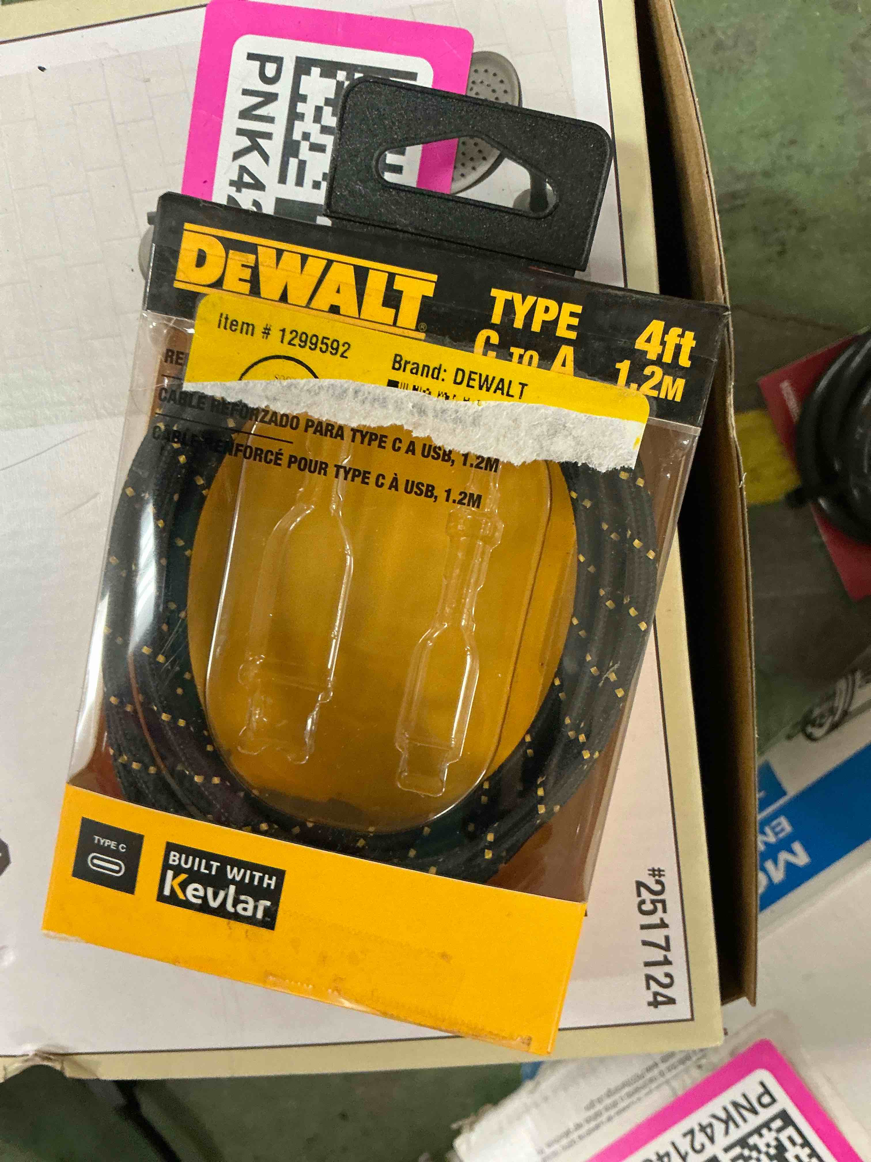 Condition photo showing Good Condition for dewalt 4-ft usb 2.0 usb-c black cable