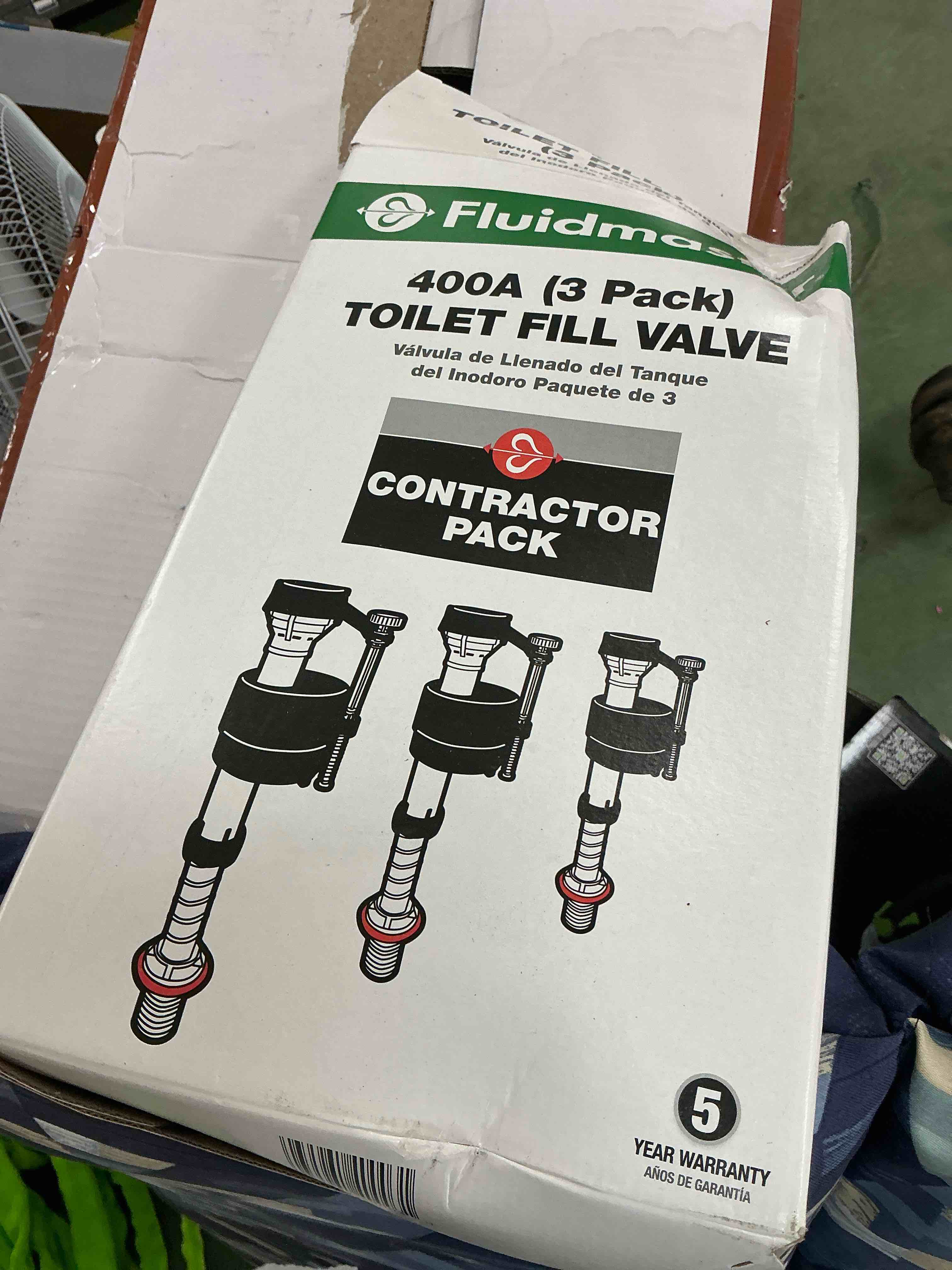Condition photo showing Good Condition for fluidmaster toilet fill valve